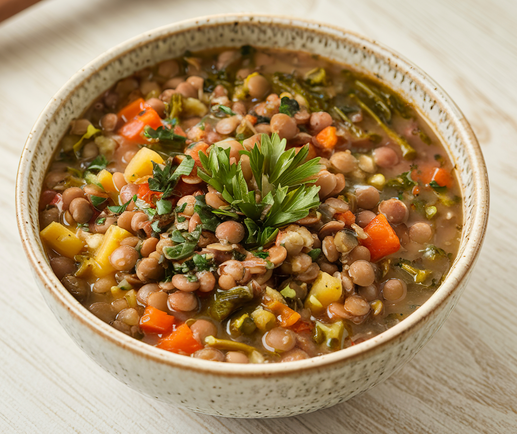 Lentil &amp; Vegetable Soup