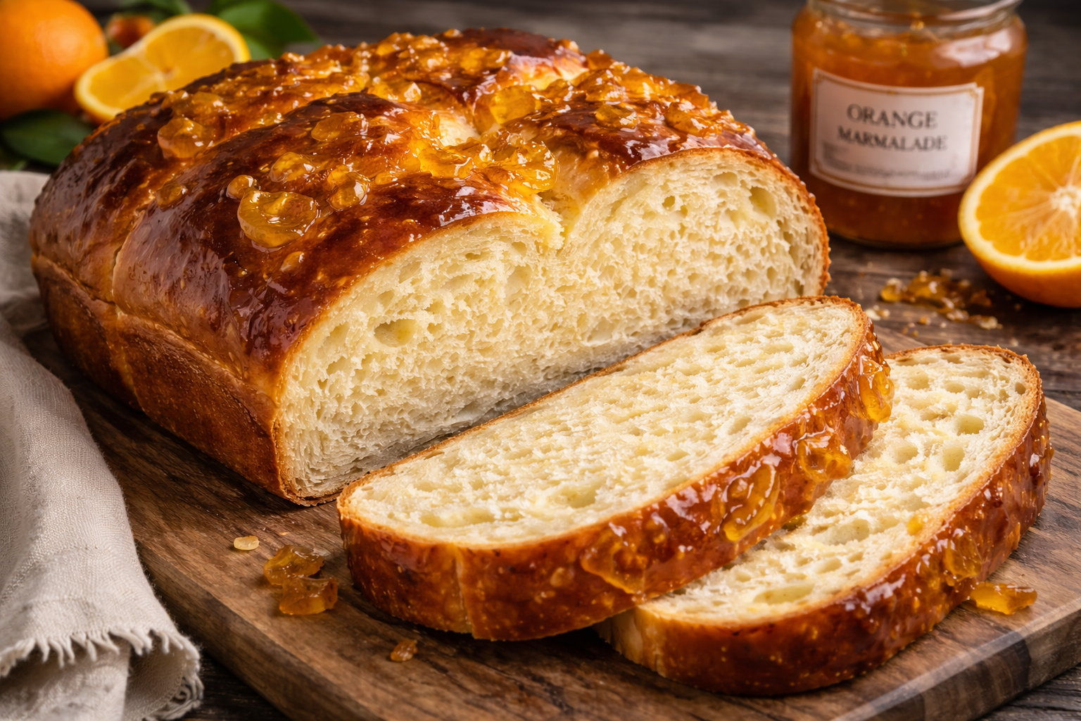 Orange Marmalade Brioche