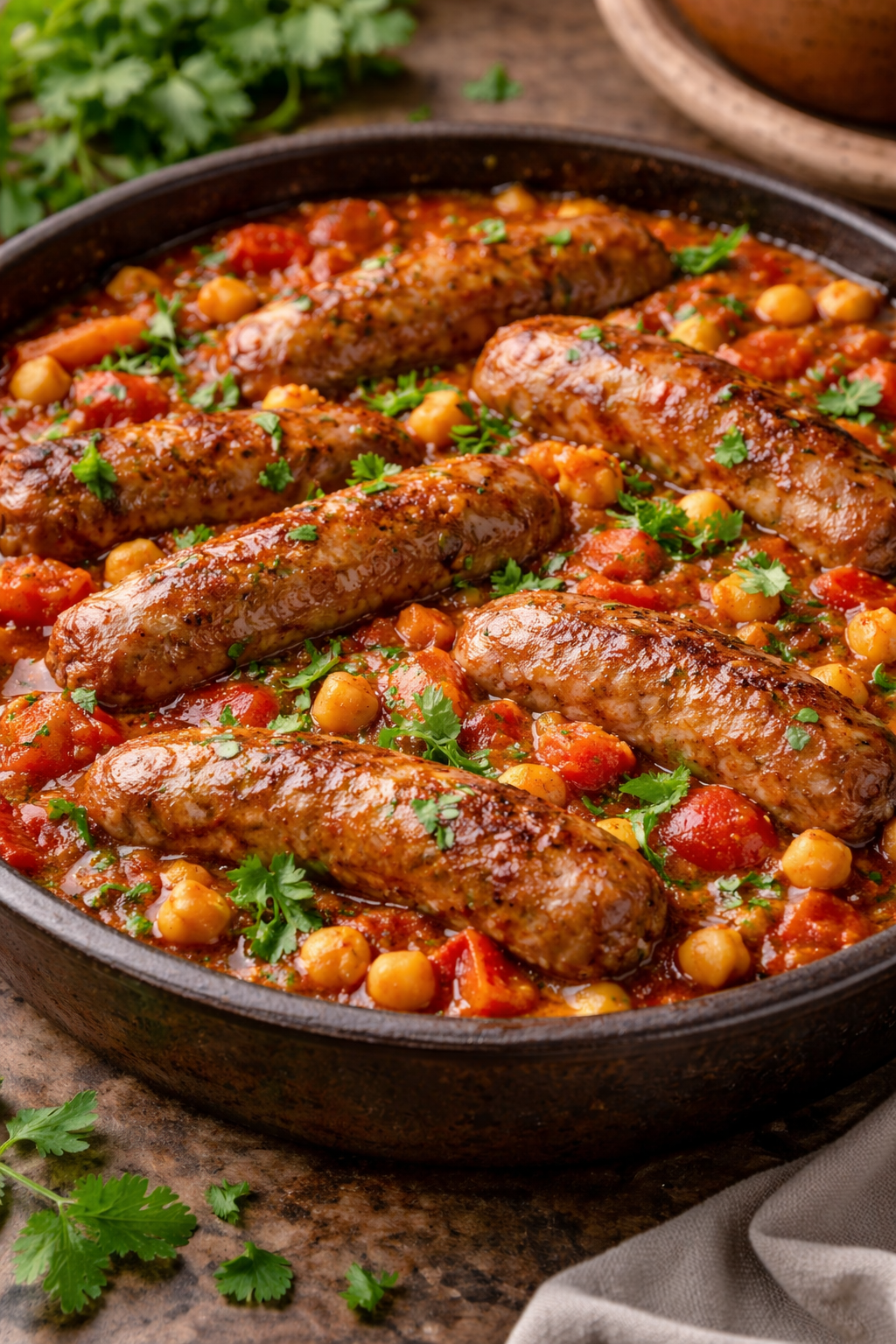 Spicy Sausage Tagine