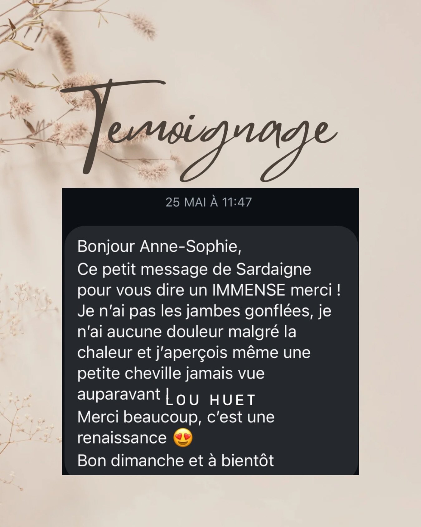 🍭DES BONBONS VOS MESSAGES : 

Vos retours et t&eacute;moignages apr&egrave;s vos s&eacute;ances de drainage Renata Fran&ccedil;a sont tellement pr&eacute;cieux.
Je vous lis avec beaucoup de plaisir 🙏🙏🙏