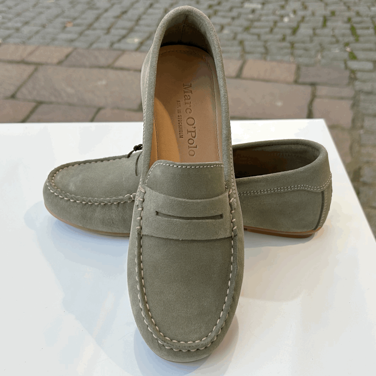 Marc O`Polo - MOKASSIN MODEL SELMA AUS VELOURS-RINDLEDER