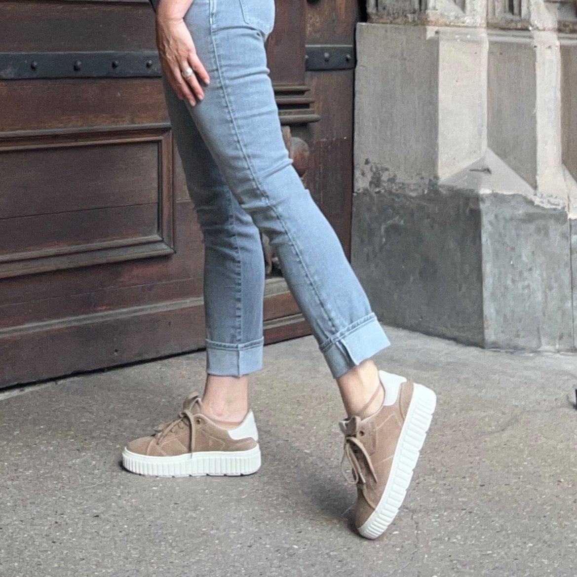 Marc O`Polo - SNEAKER AUS VELOURSLEDER