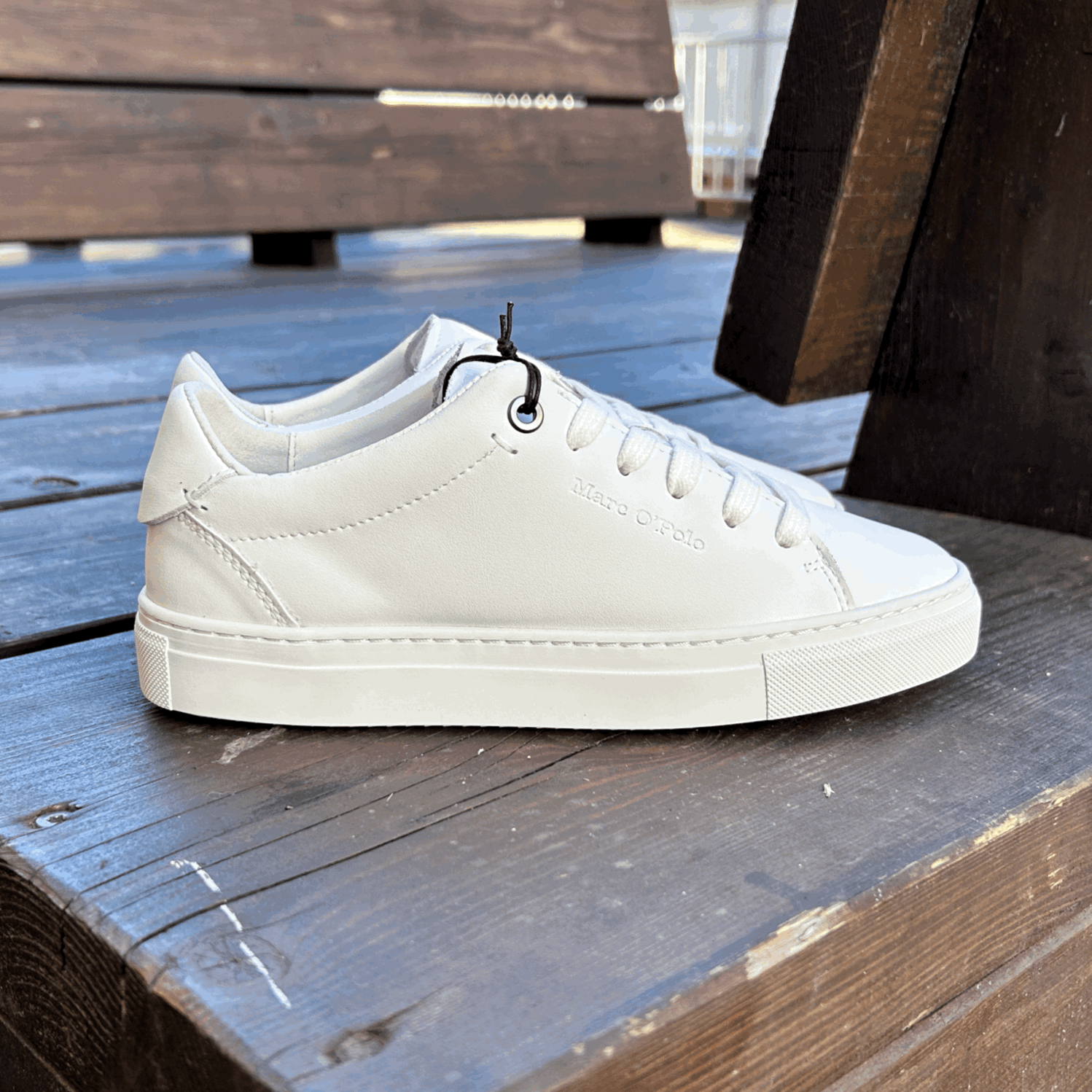 Marc O`Polo - Sneaker - Weißer Leder Sneaker