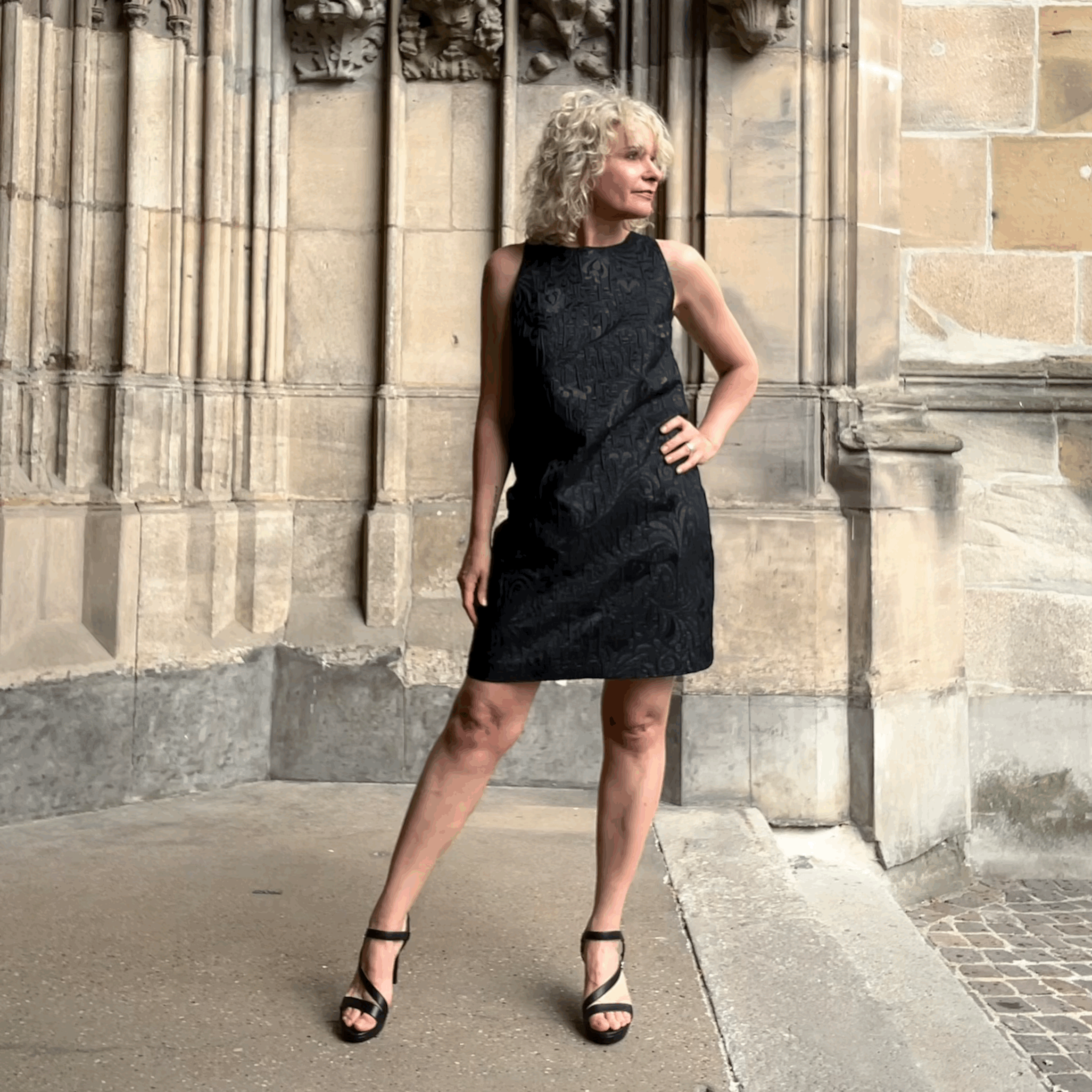 Ana Alcazar - Brokatkleid Absani