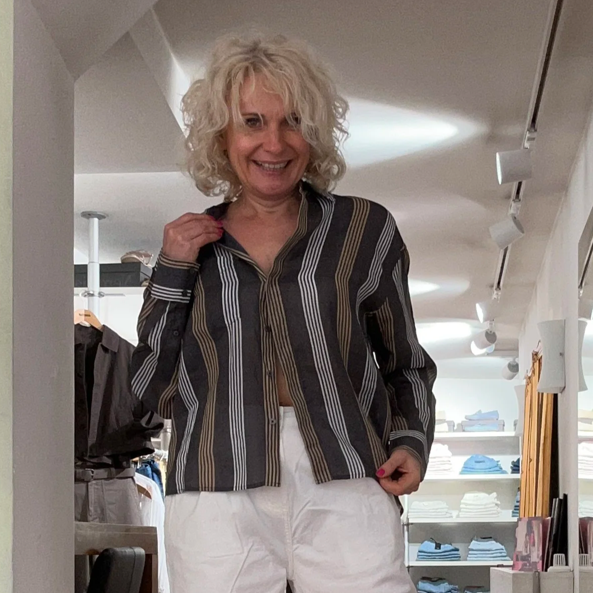 Marc O`Polo - BLUSE REGULAR AUS WEICHER RAMIEFASER