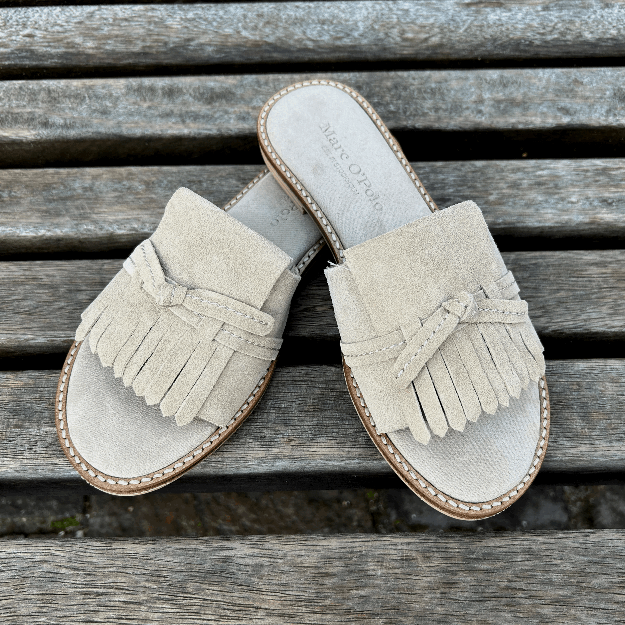 Marc O`Polo - PANTOLETTE MODEL BABETTE AUS WEICHEM VELOURSLEDER