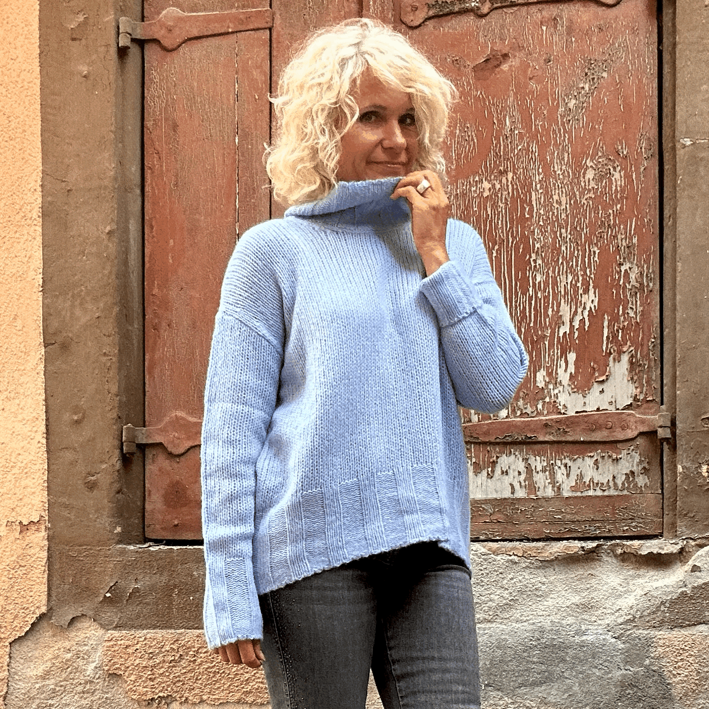 Handmade - Cashmere-Seide-Pullover - Kaschmir-Seide-Pulli