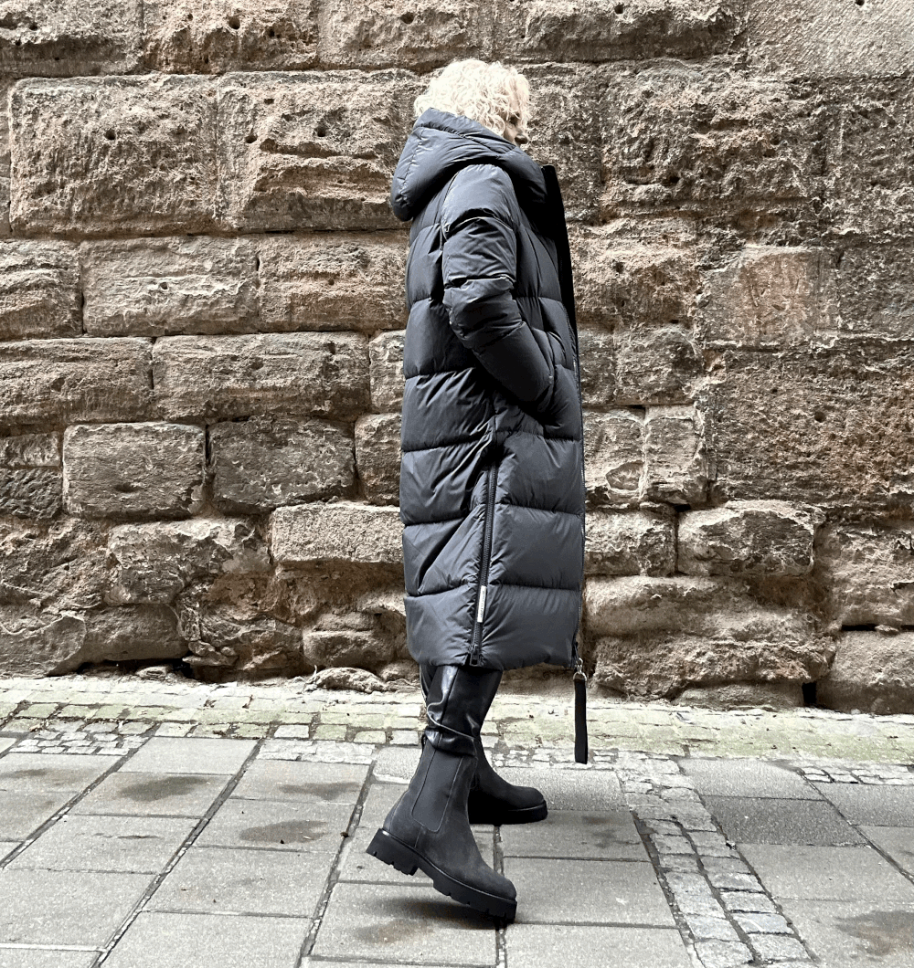 Down Coat Marc O Polo Daunenmantel Schwarz 38 Jacket Puffer Mantel