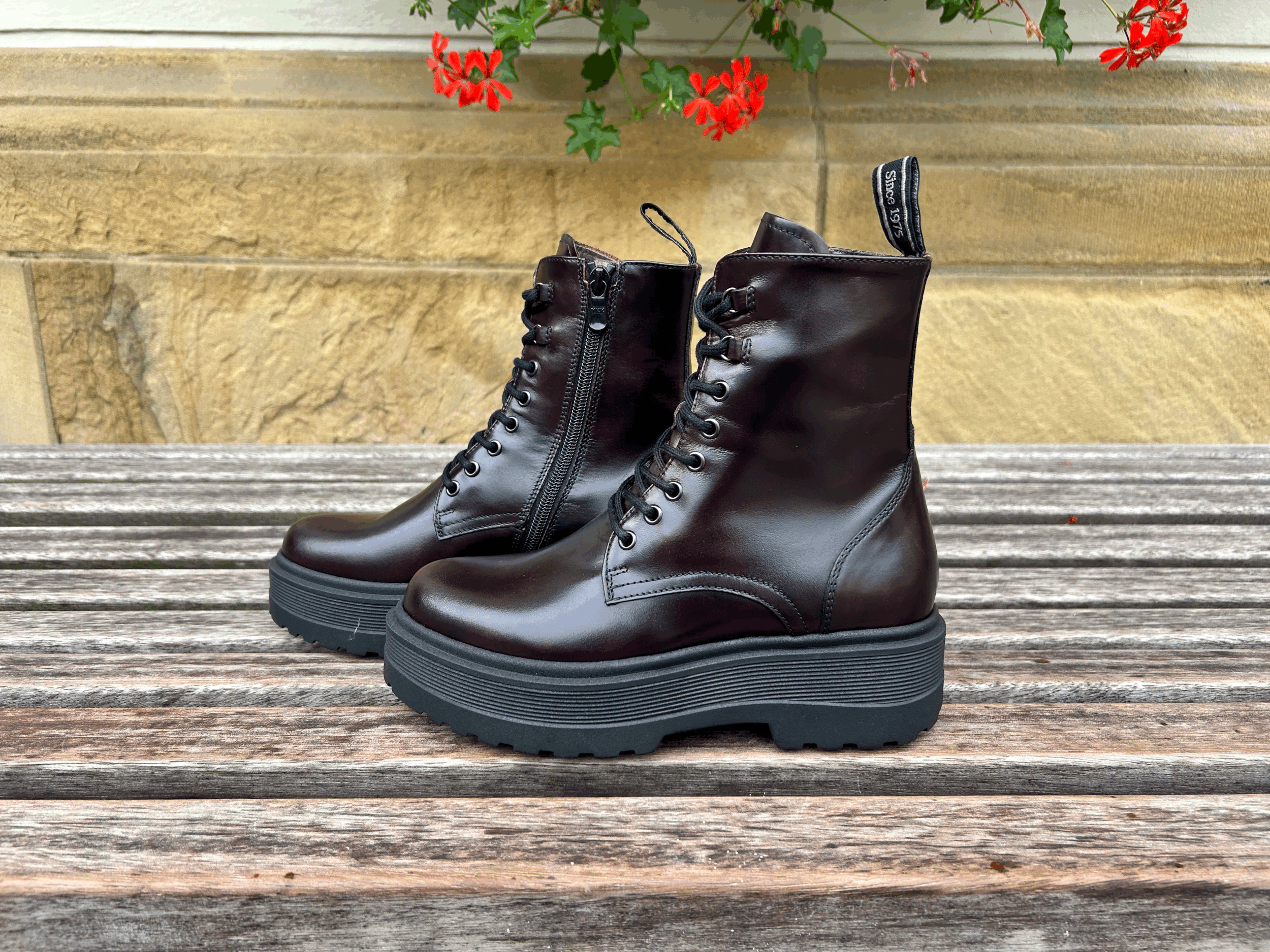 Nero Giardini - Stiefelette Leder Schnürstiefelette