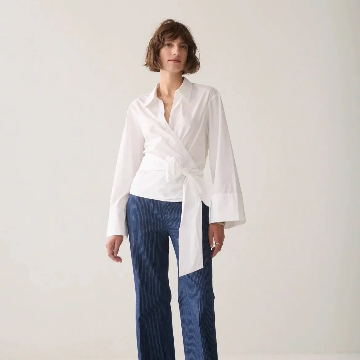 Summum - WICKELBLUSE CRISPY POPELINE