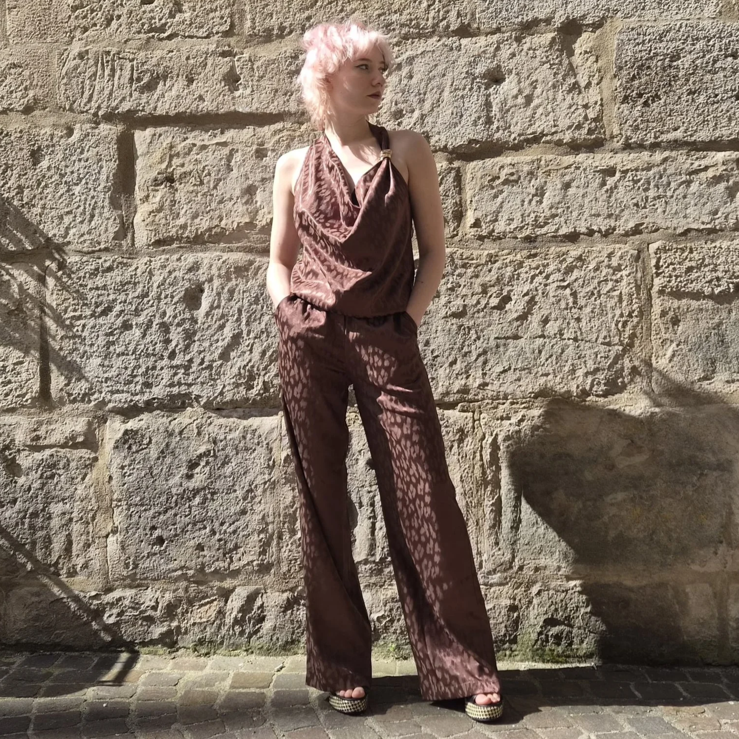 Ana Alcazar -  Satinhose Dohia