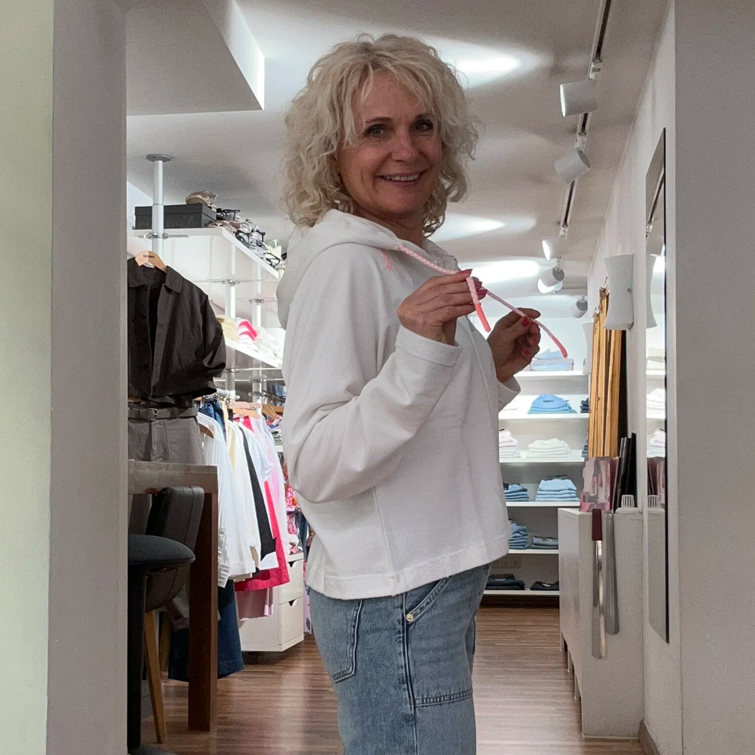 Lieblingsstück - Jacke "GwendyL" aus Baumwollmix - Sweatshirt Jacke