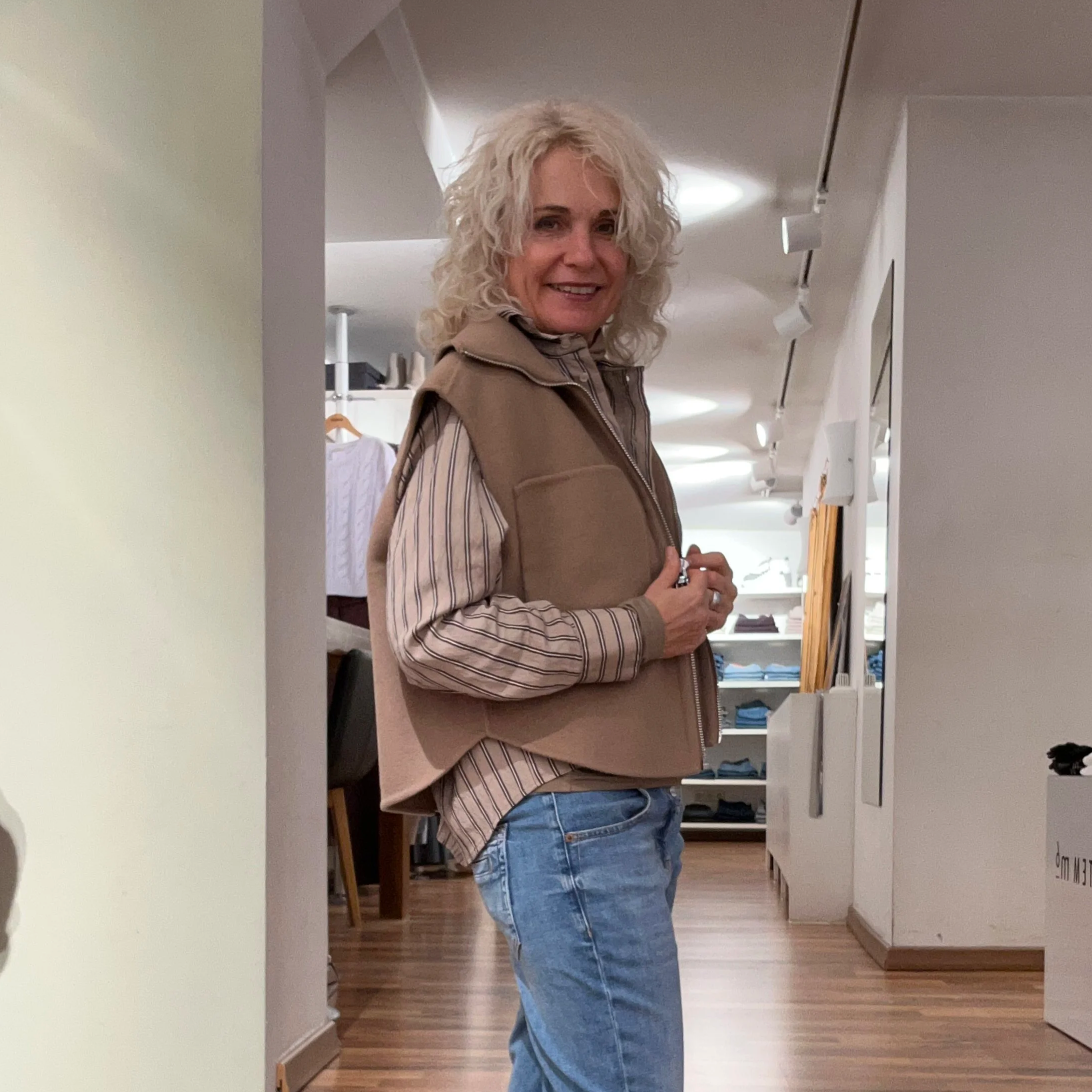 Marc O`Polo - ZIP-WESTE RELAXED AUS EDLEM WOLL-DOUBLEFACE