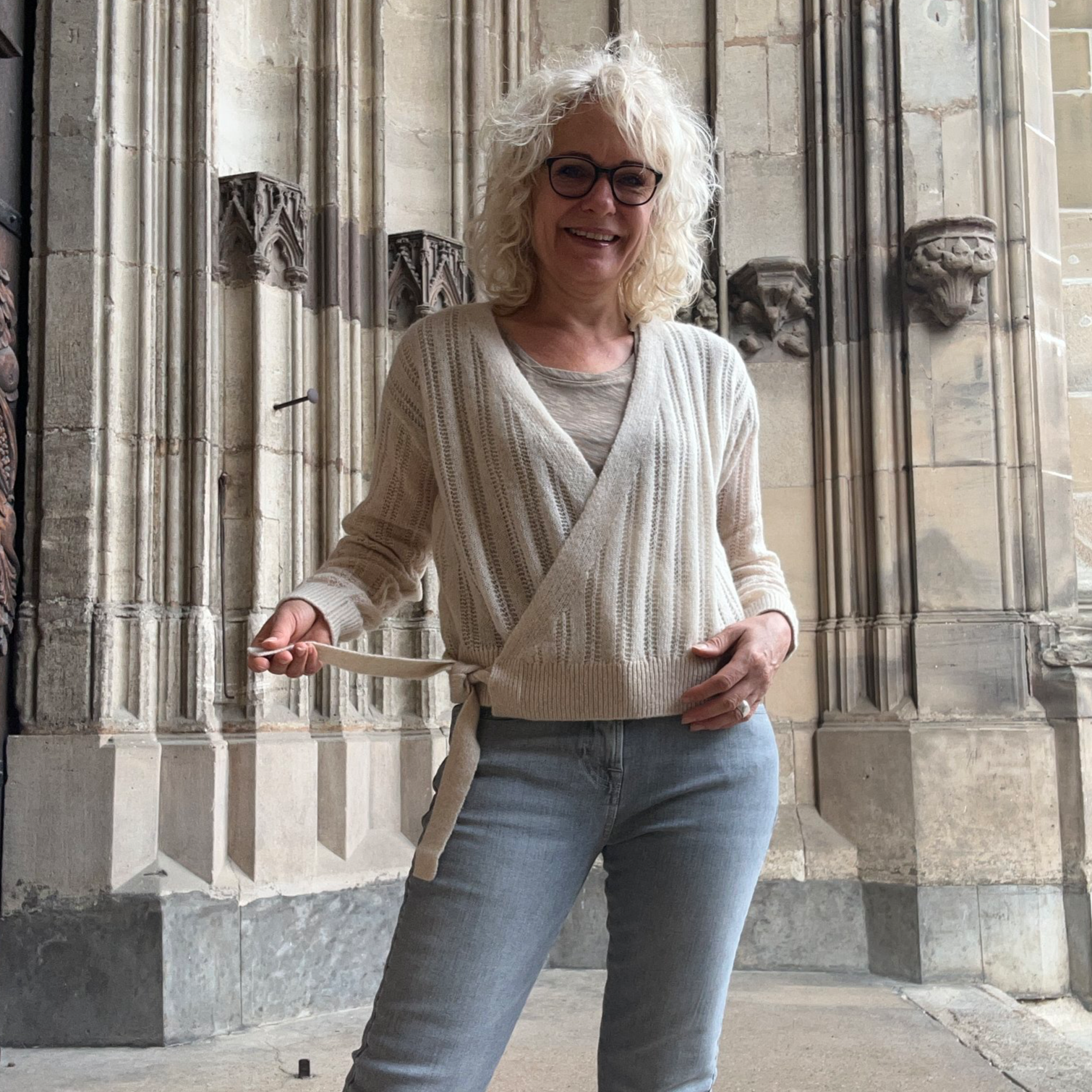 handmade - Wickeljacke - Strickjacke