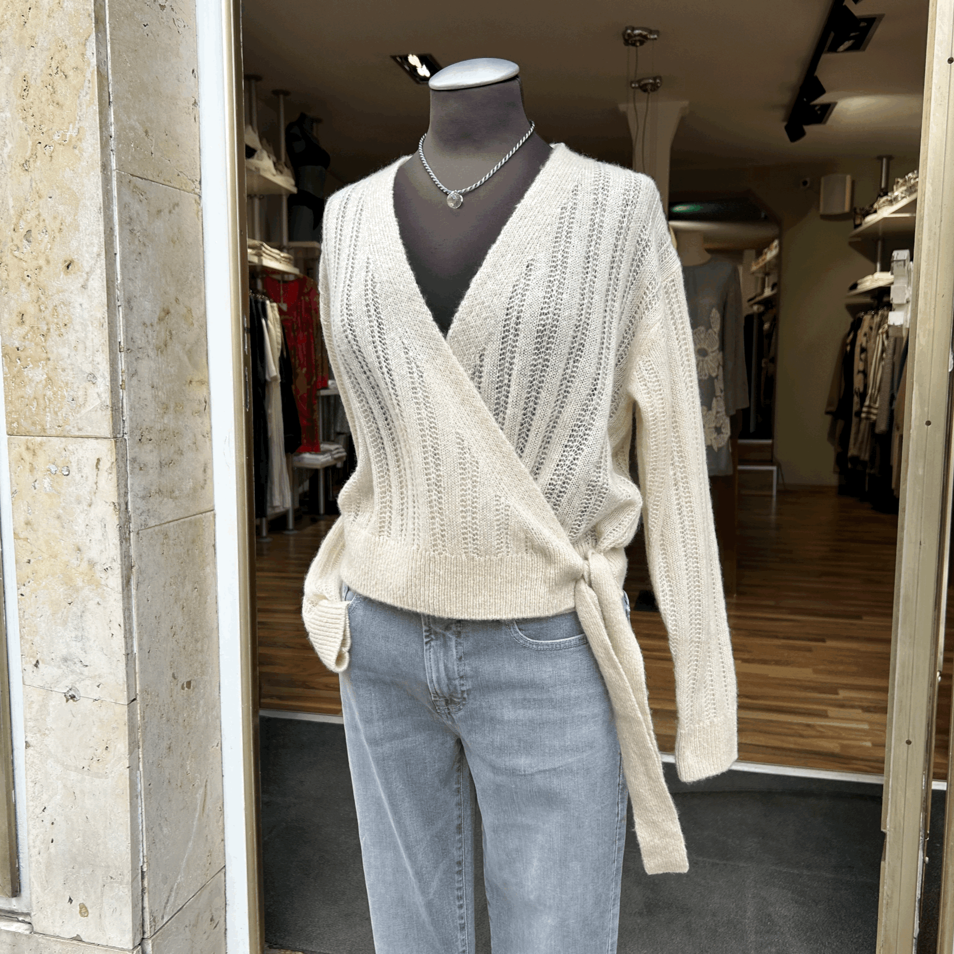 handmade - Wickeljacke - Strickjacke