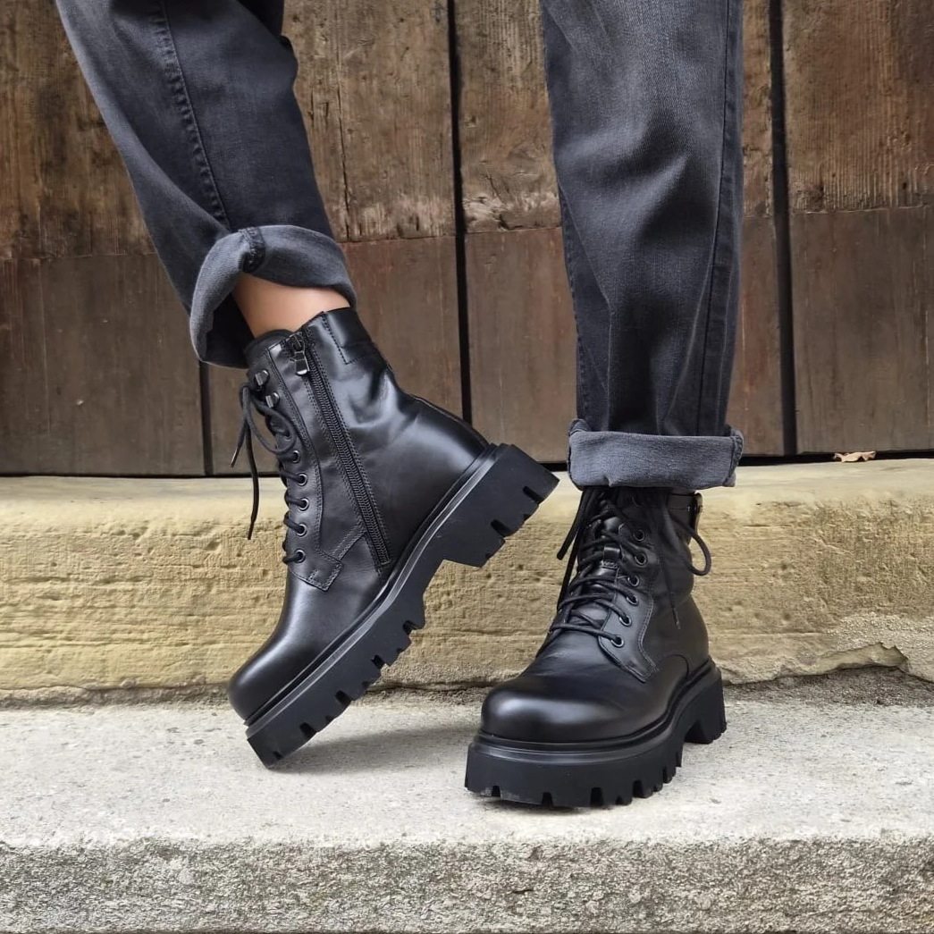 Nero Giardini - Biker-Boots für Damen aus Leder