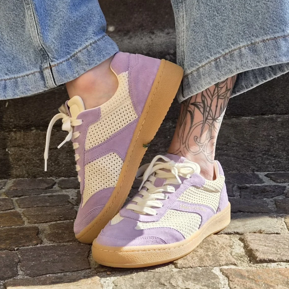 Marc O`Polo - SNEAKER MODEL COURT AUS EDLEM RINDLEDER MIT HÄKELEINSÄTZEN