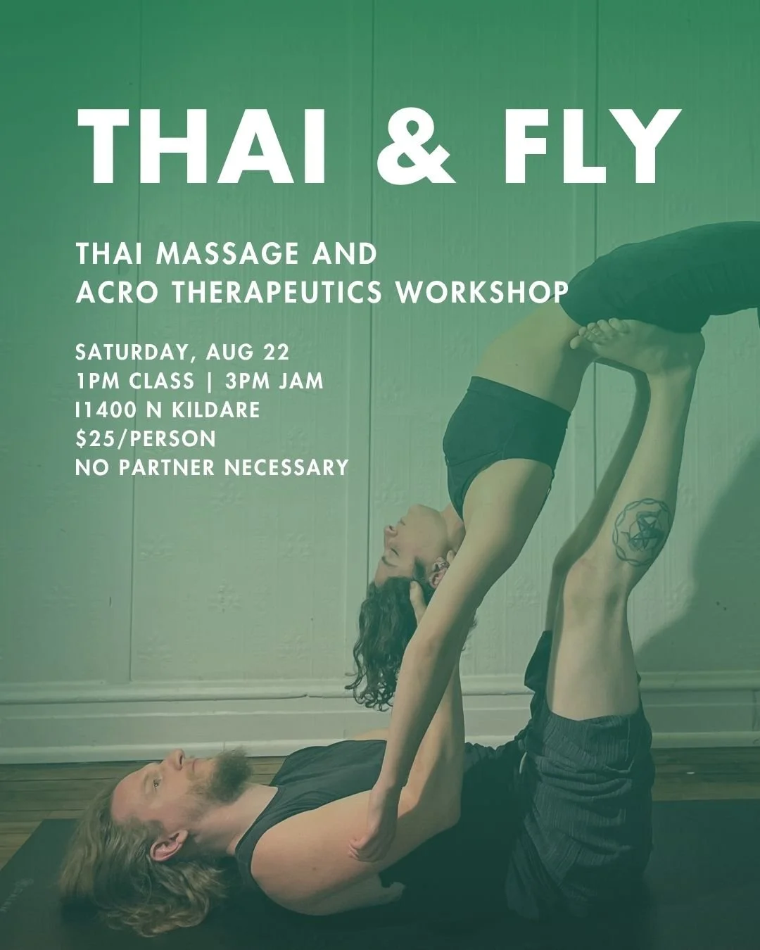 Therapeutic acro yoga and thai massage workshop