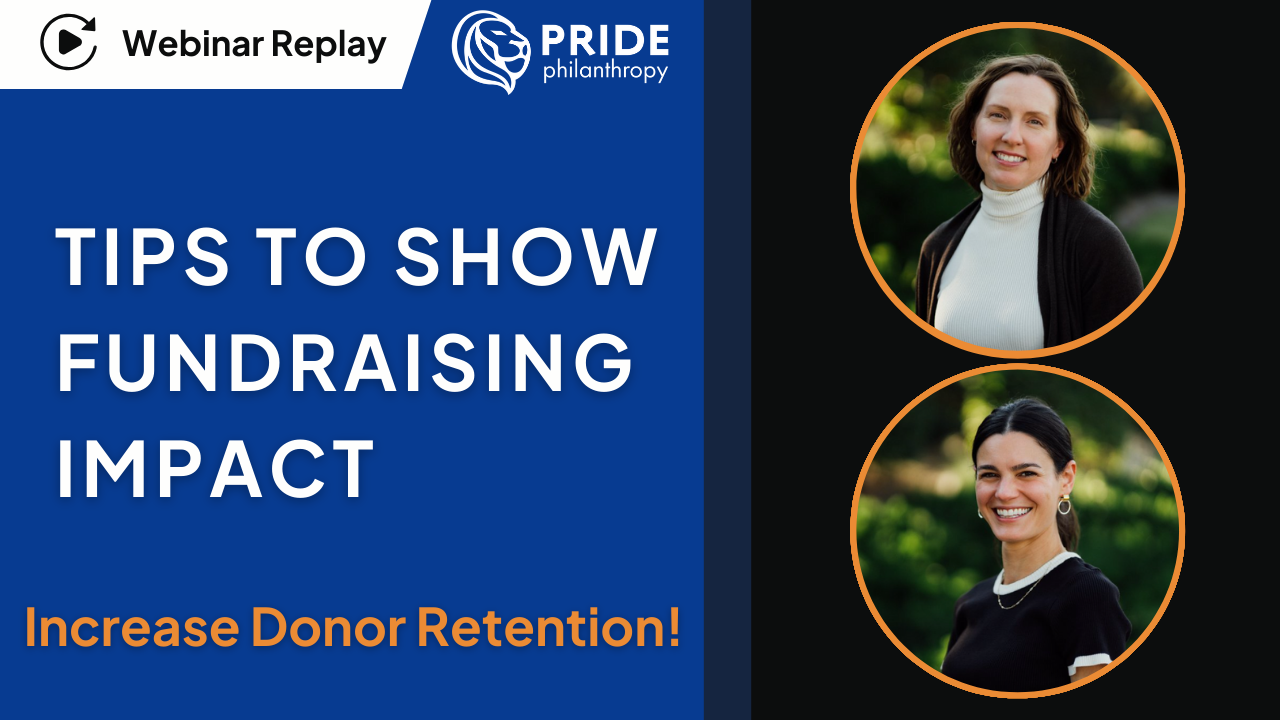 How to Consistently Share Impact with Your Supporters — PRIDE Philanthropy