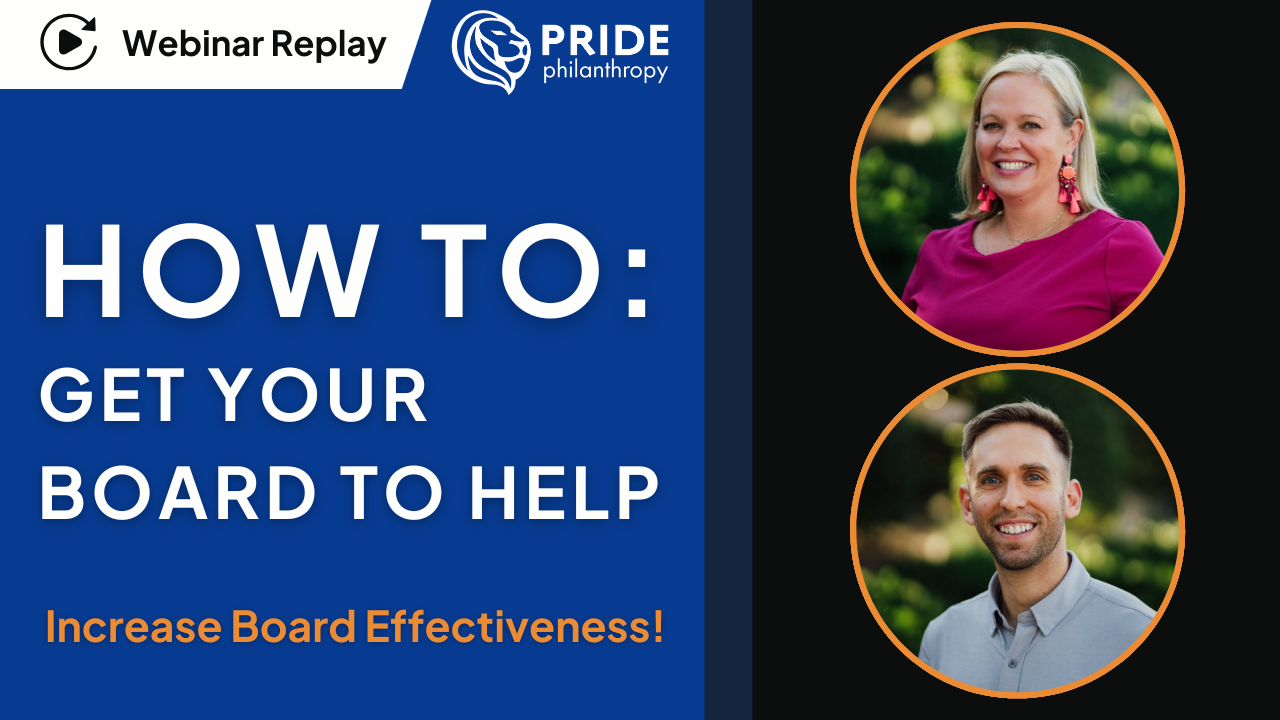 How to Prepare Board Members and Volunteers to Ask for Gifts