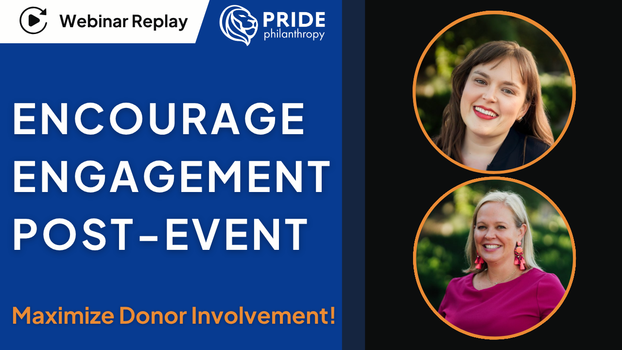 How to Keep Donors Engaged After Your Event