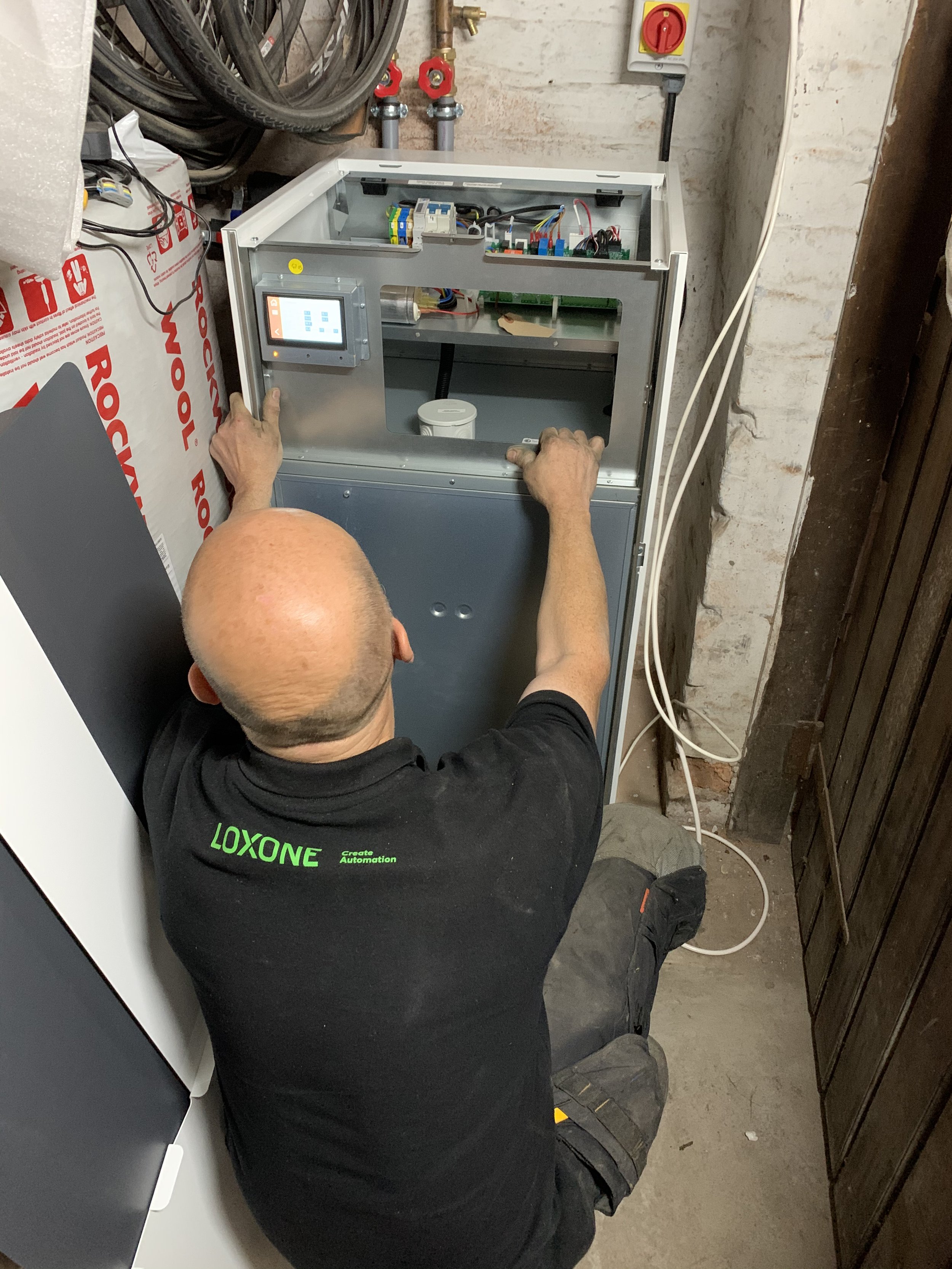 Ground source heat pump - commissioning
