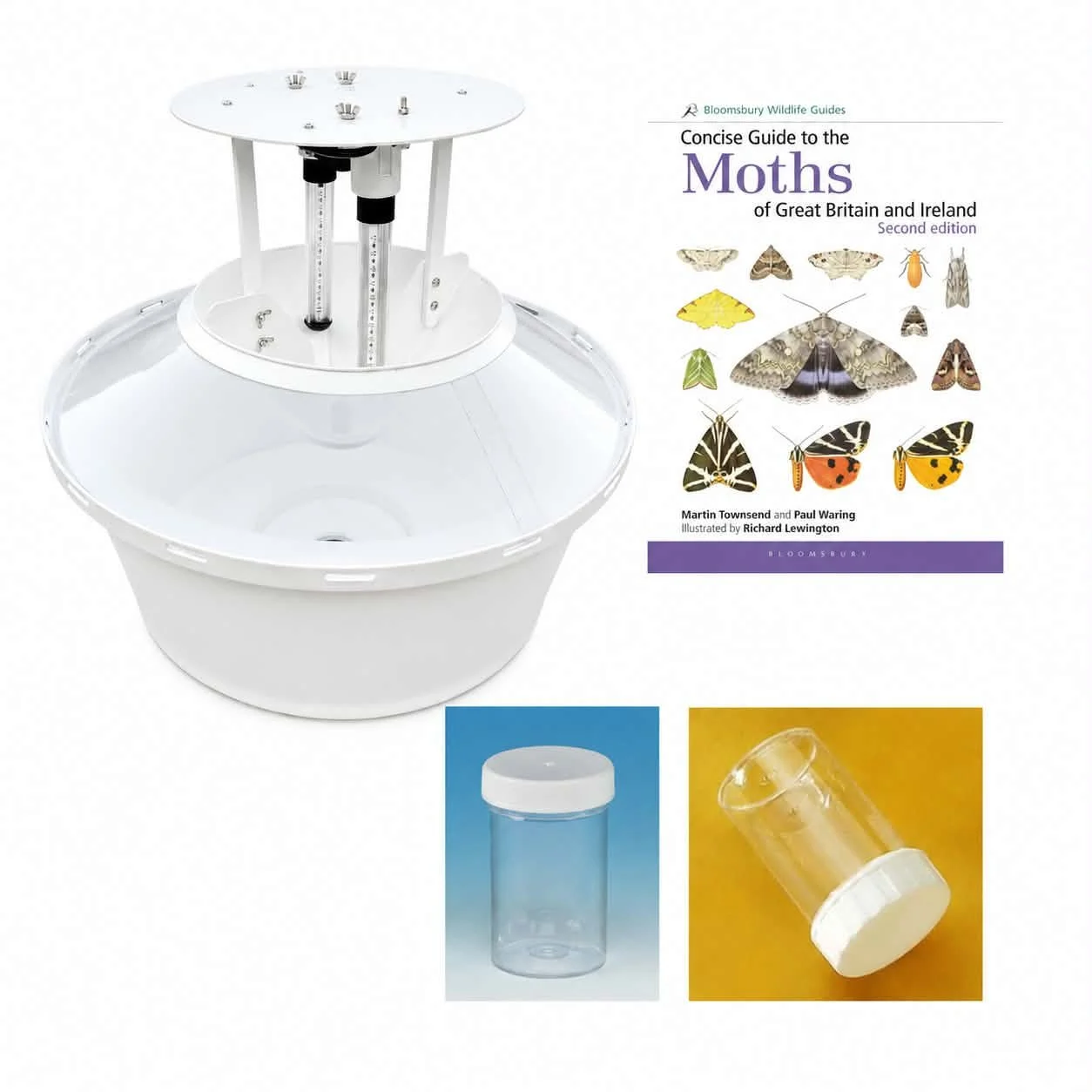 LED50 The ALS Mains 6w LED Sphinx Robinson Moth Trap with Book and Pots Kit