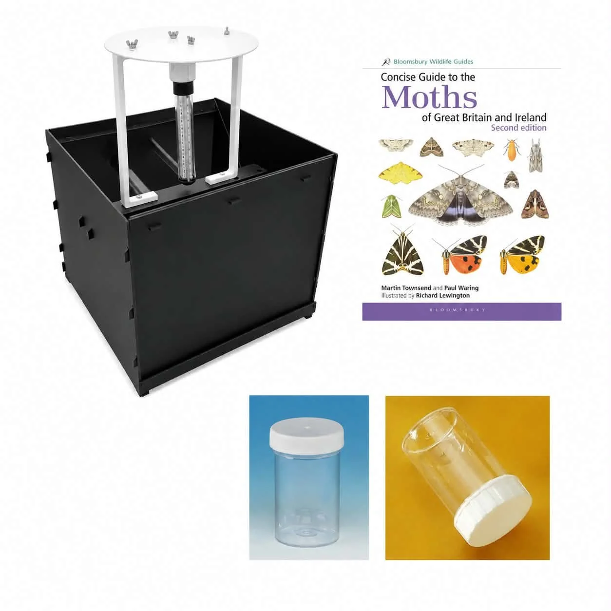 LED28 The ALS Mains 6w LED Skinner Trap with Book and pots Kit