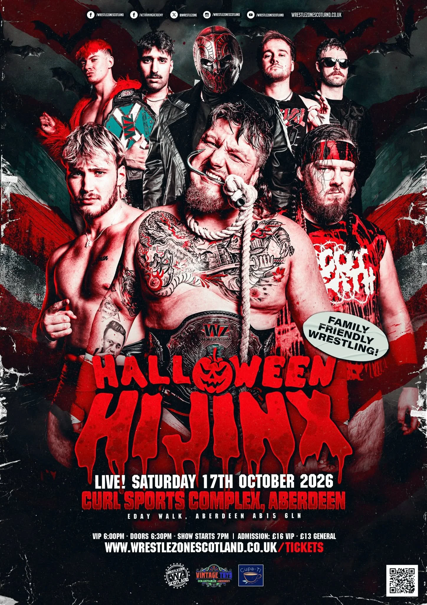 WrestleZone presents "Halloween Hijinx 2026" (17th October 2026)
