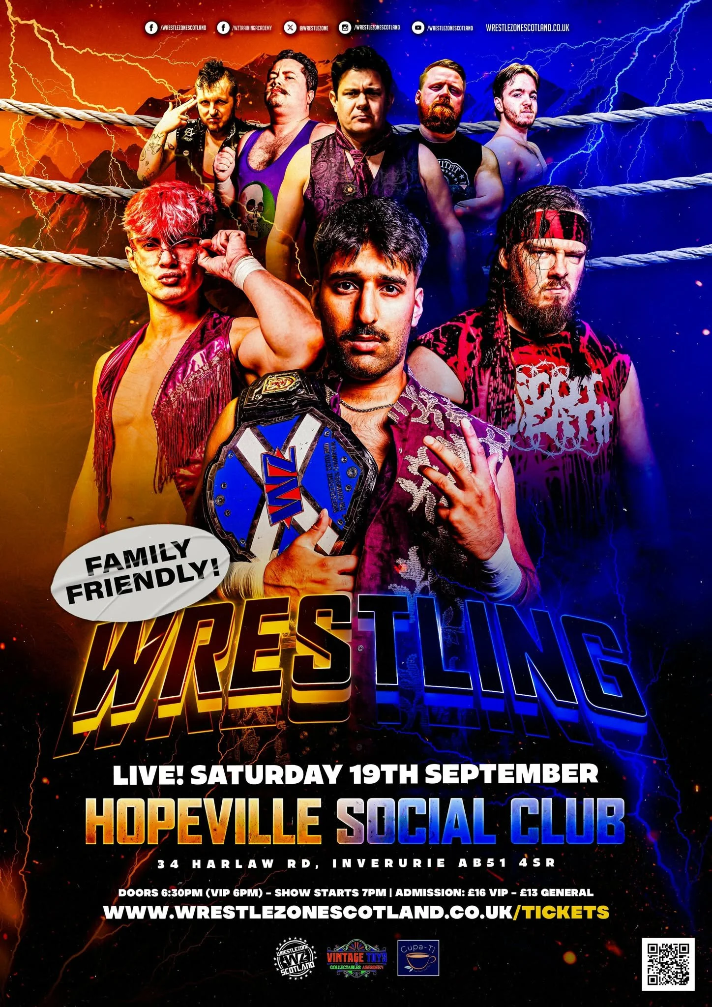 WrestleZone Live! in Inverurie (19th September 2026)
