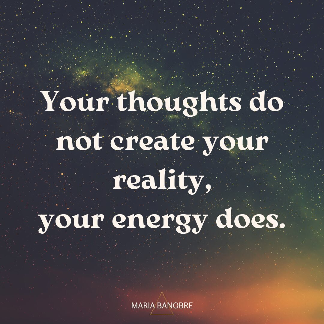 Controversial truth 🔥

Most people claim test your thoughts create your reality, I say the only thing that creates anything if you&rsquo;re energy. 

If you&rsquo;re not in control of your energy. You&rsquo;re not in control of your life.

If you&rs
