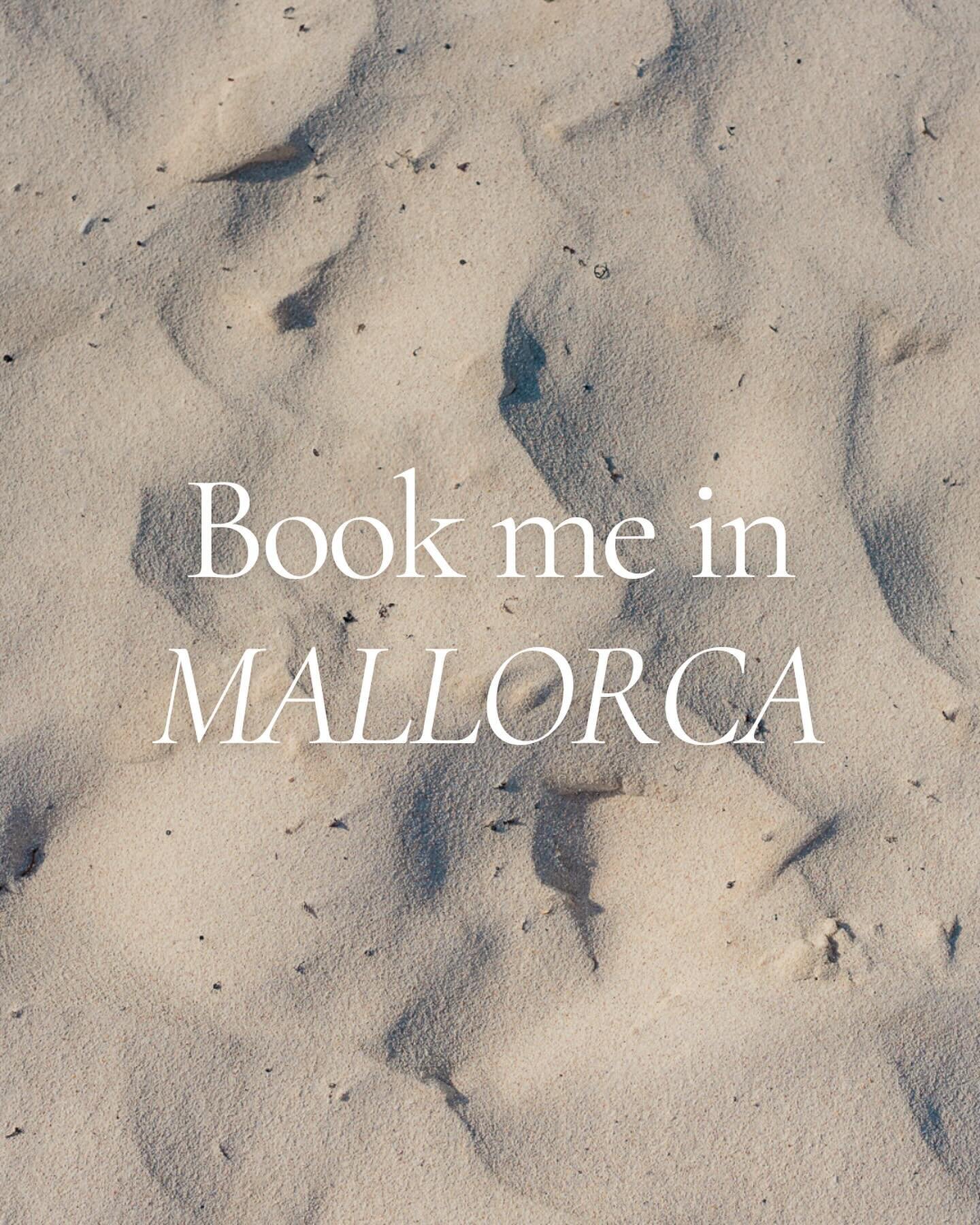 Open for bookings in MALLORCA: 16.04.&ndash;16.05.24

I am traveling to &sbquo;La Isla Bonita&lsquo; in two weeks and am more than excited about this journey. For those of you who don&rsquo;t know me: I am Aelia, a female photographer, with the visio