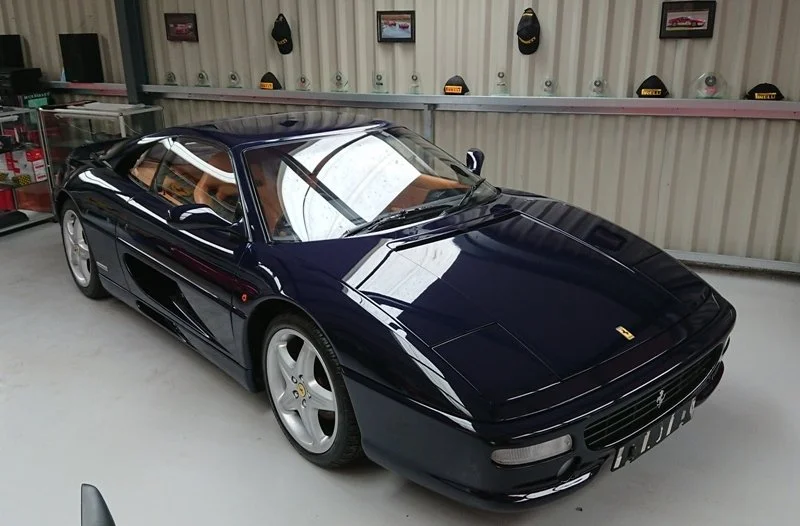 Ferrari F355 GTS Manual Ultra Rare Blu Pozzi/Carbon