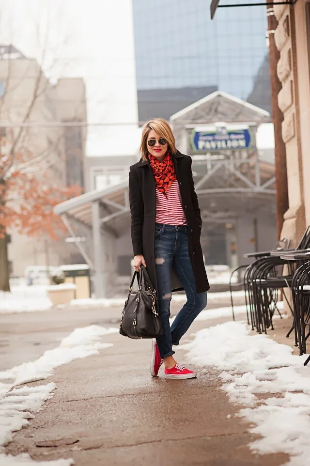 A Relaxed Casual Valentine's Day Look