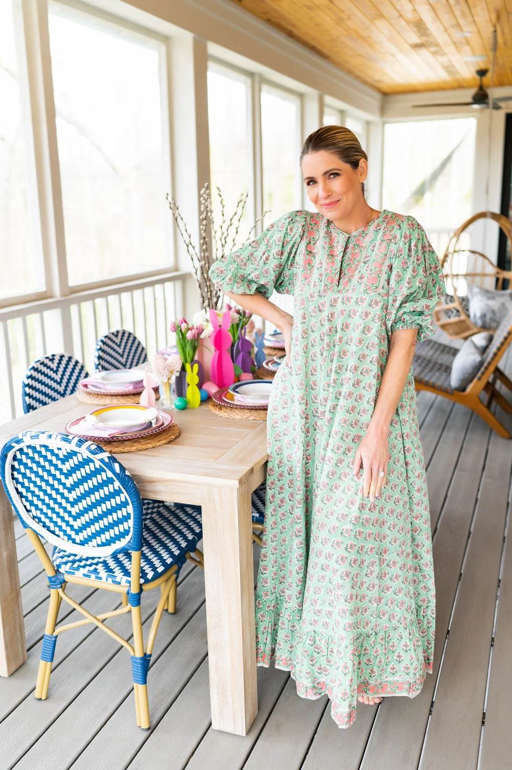 easter brunch dress Stewart's Square Collar Dress - Brunch Plate Plaid