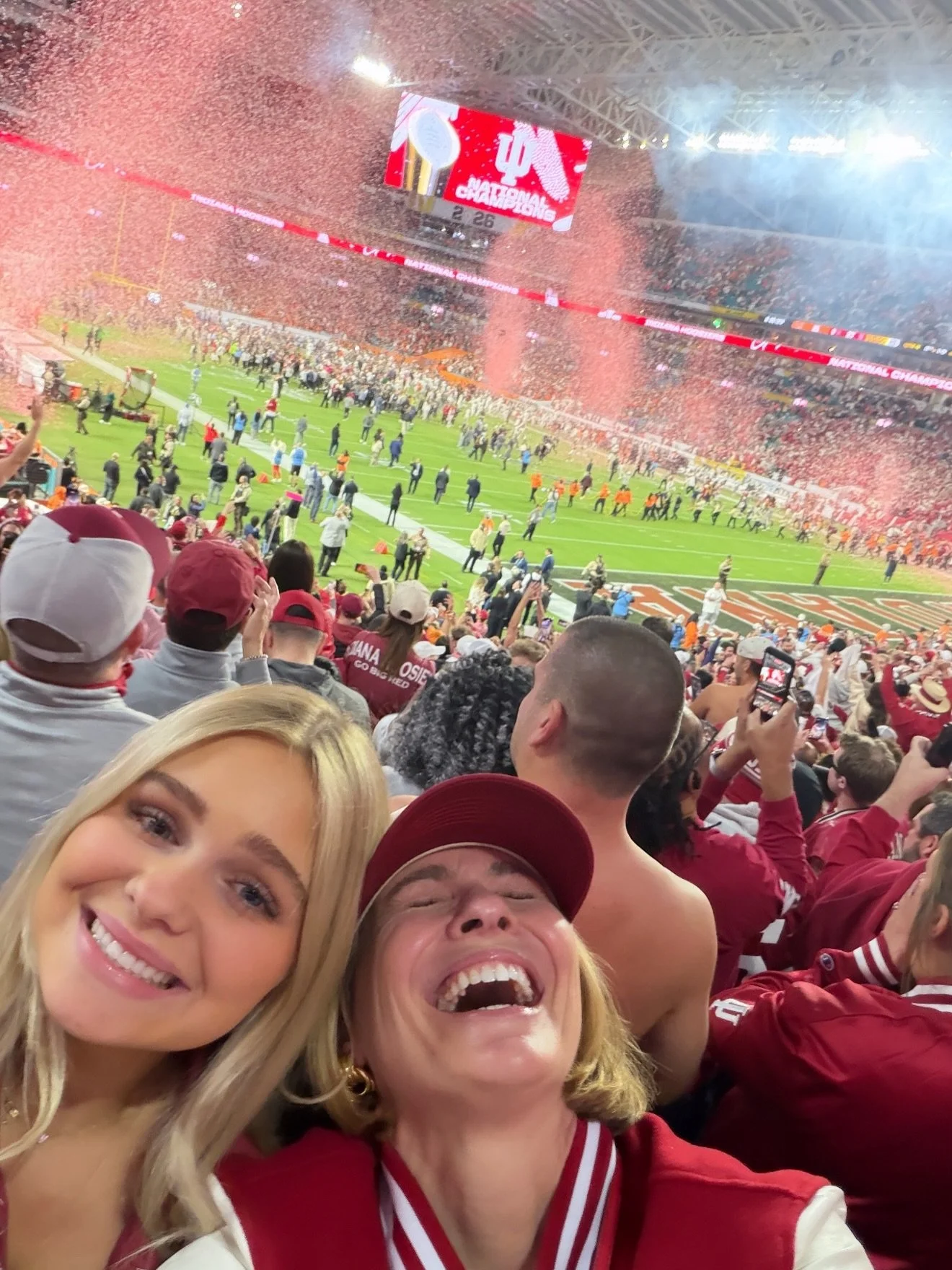 u n f o r g e t t a b l e. 🏈✨👊🏻&hearts;️🏆

Married into the Hoosiers.
Raised a Hoosier (pretty positive it&rsquo;ll be 2 before long).
And as a proud NOOSIER (Nole + Hoosier), I can confidently say&hellip;rooting against the Canes will never get 