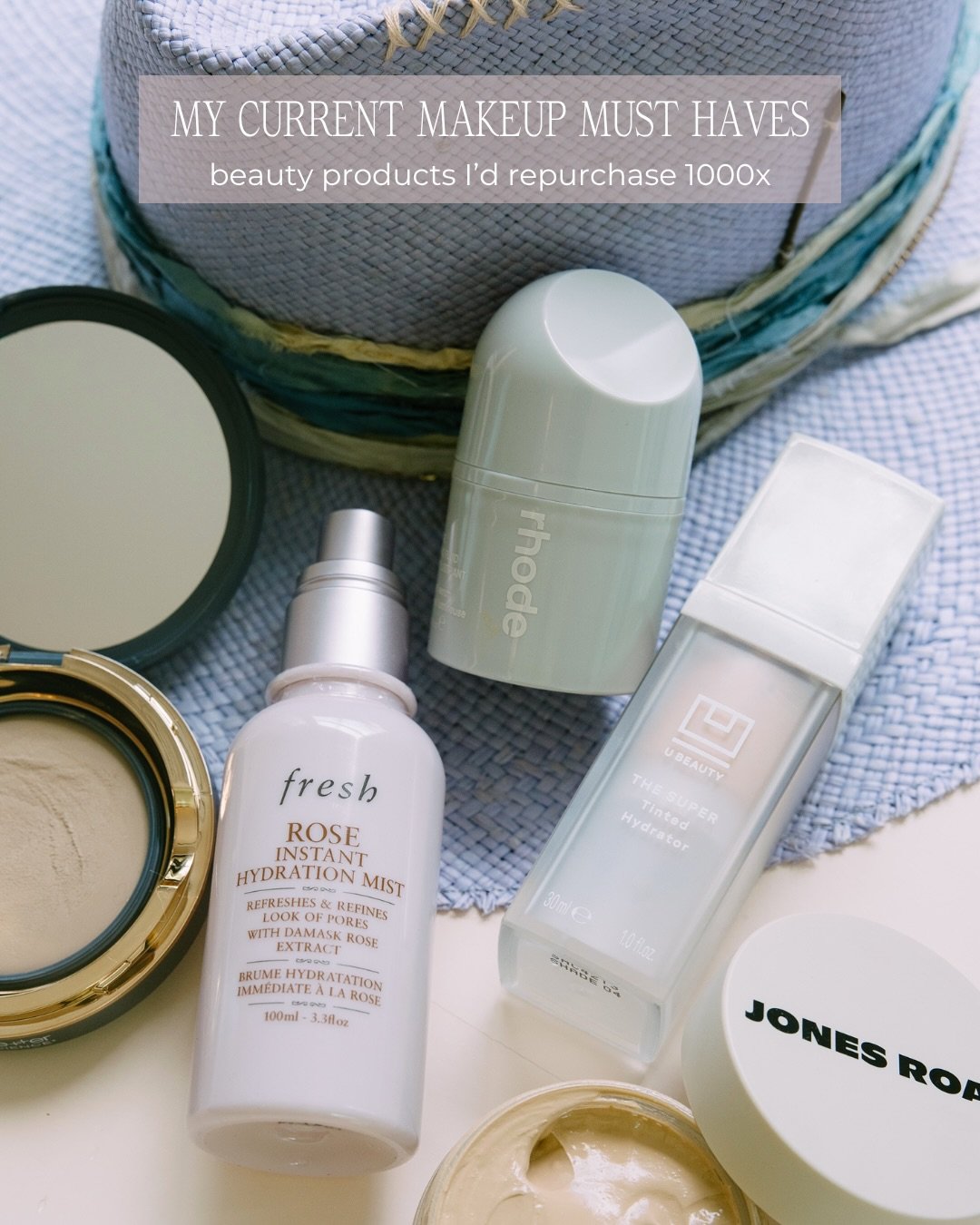 Makeup Items I&rsquo;d (re)purchase over and over and O V E R again! 
Comment MAKEUP for my makeup MUST HAVES. 
Breaking down my every day and date night looks below. 

1.  Patrick Ta Glow Balm ✨ yall blew up my dm&rsquo;s when I wore this for date n