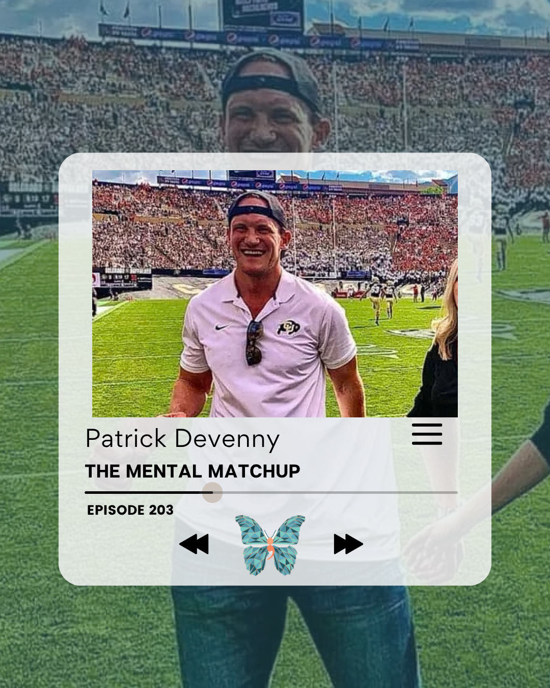 Episode #203 - Patrick Devenny on Identity, Eating Disorders and Finding a Way Back