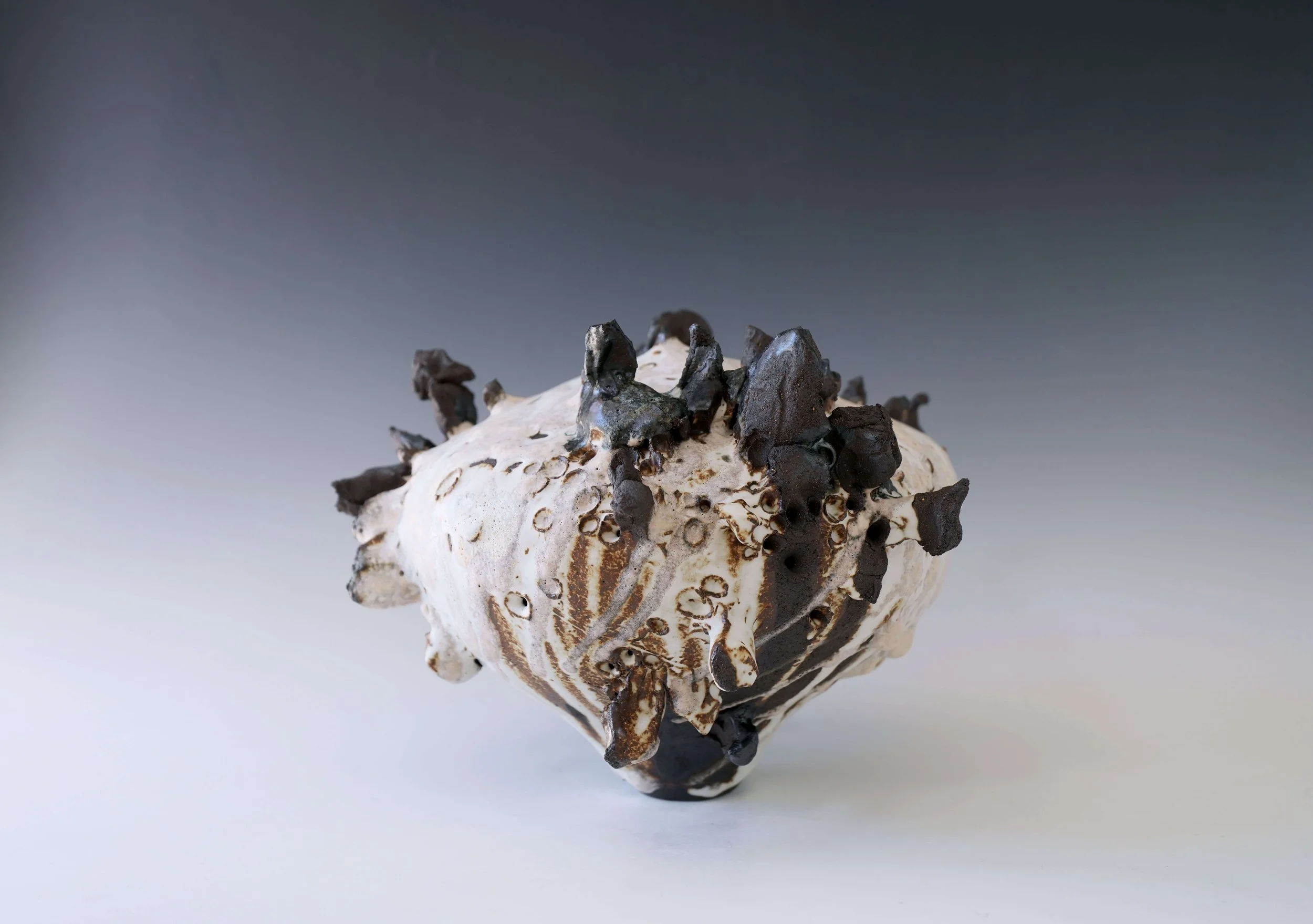 sculptural ceramic art vessel handmade porcelain vase