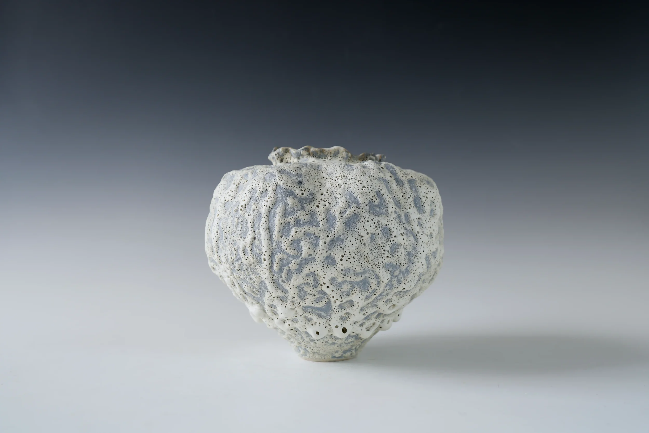 Ceramic Sculptural Vessel "Sandstone Whisper"