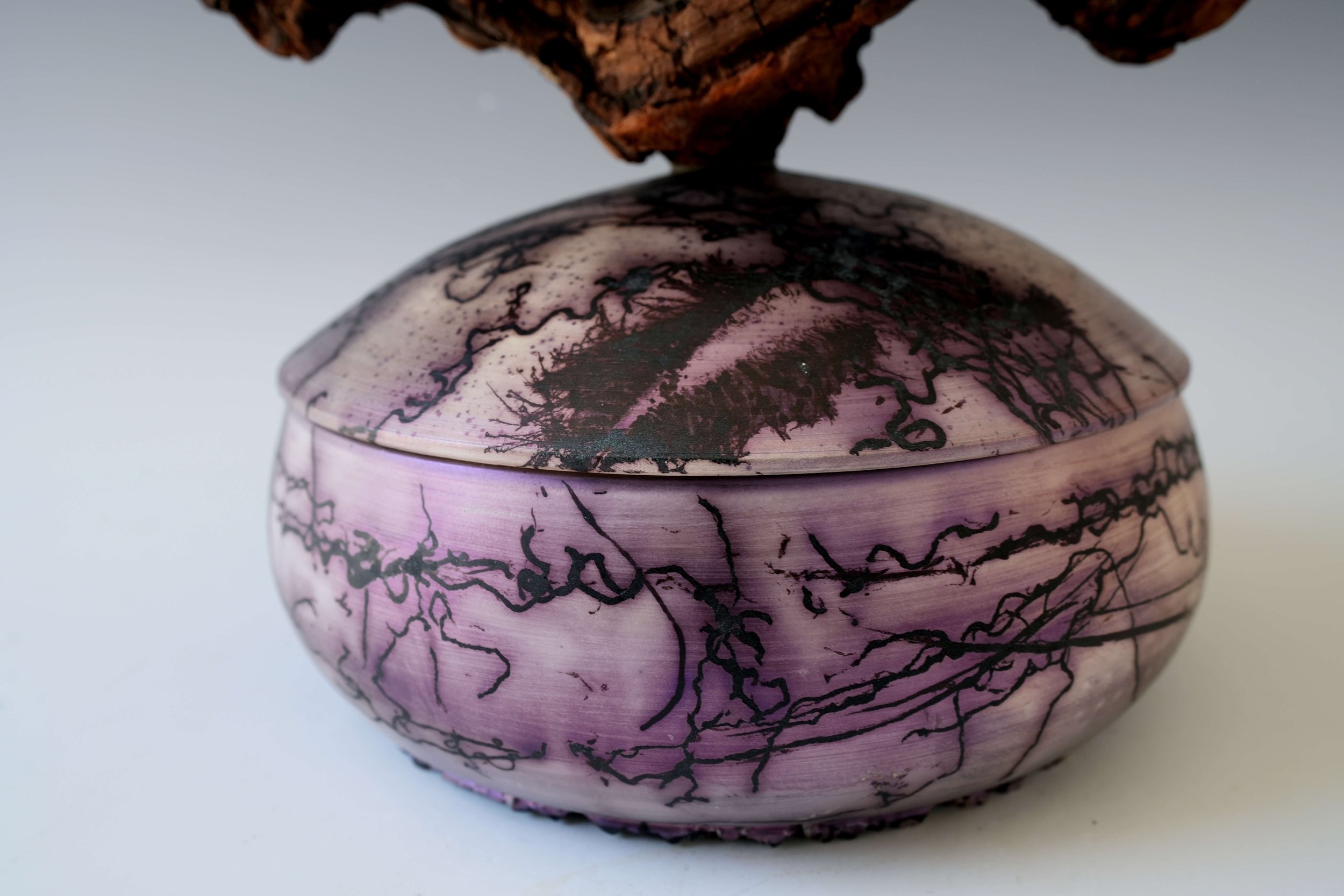 sculptural ceramic base