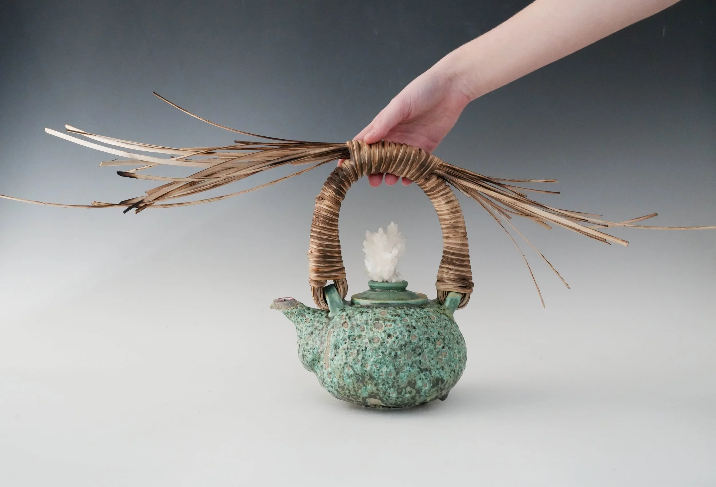 "Forest Whisper" Teapot, Porcelain