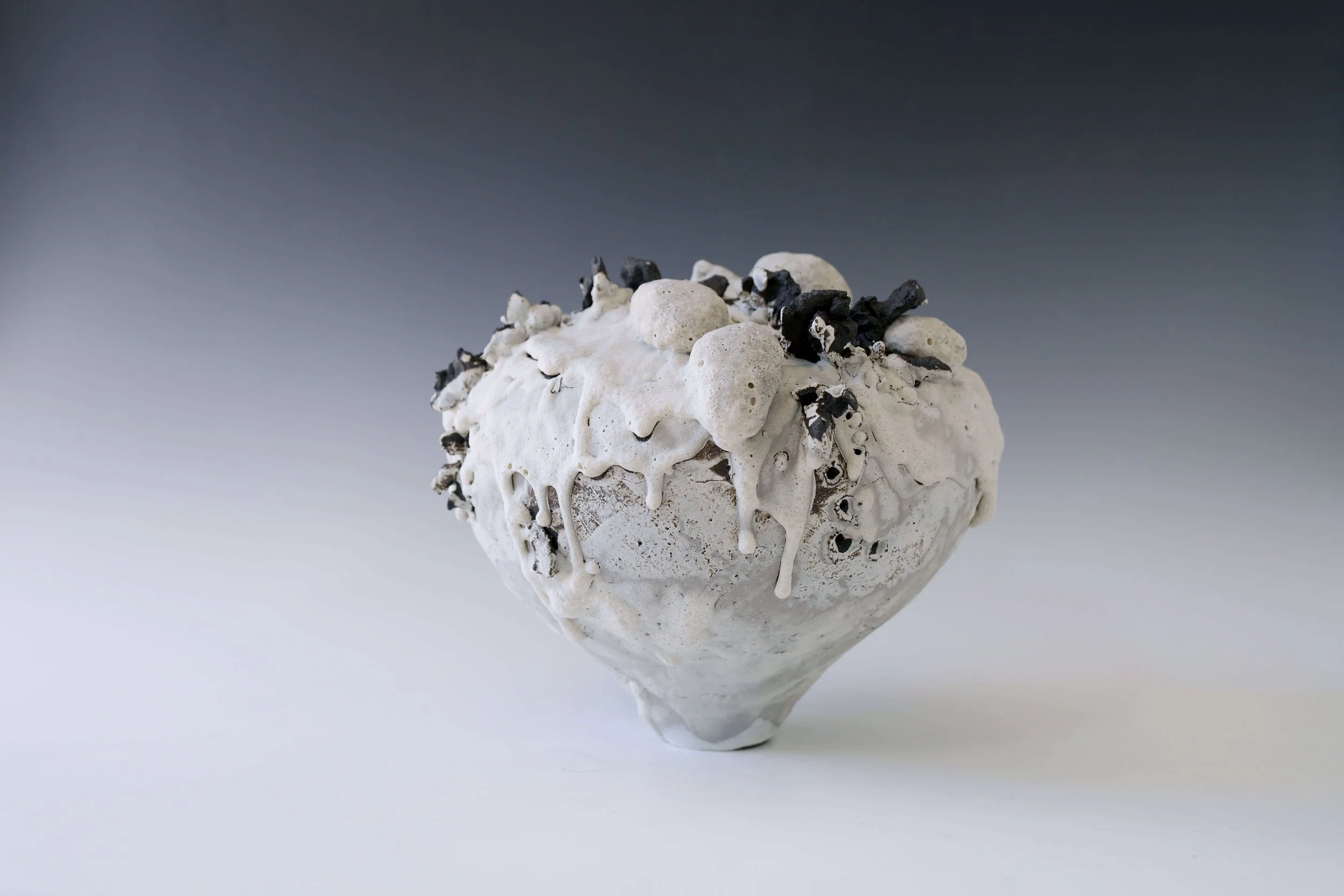 handmade porcelain sculptural vase contemporary decor