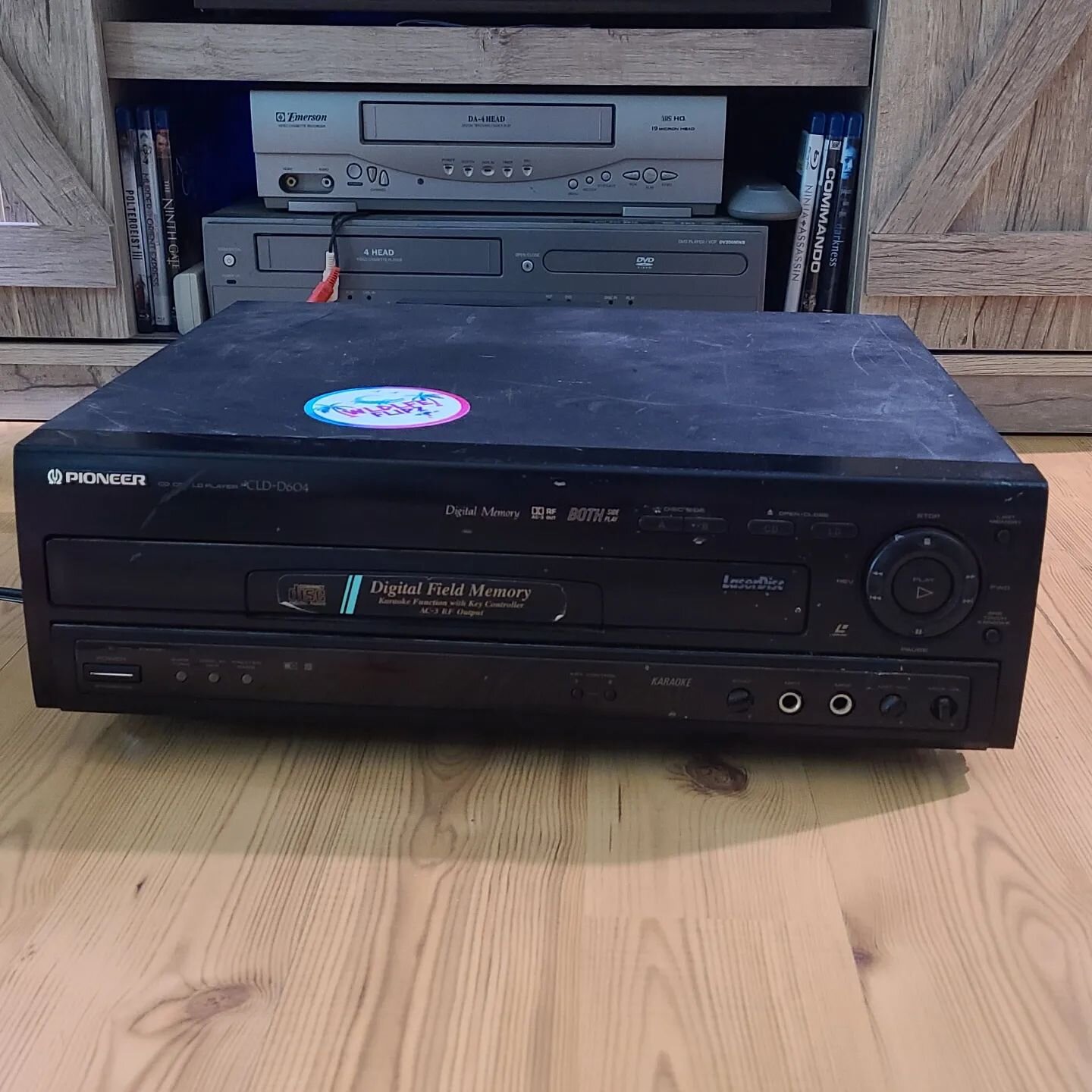 Got me a Laser Disc player. We're in the bad movie weeds now!