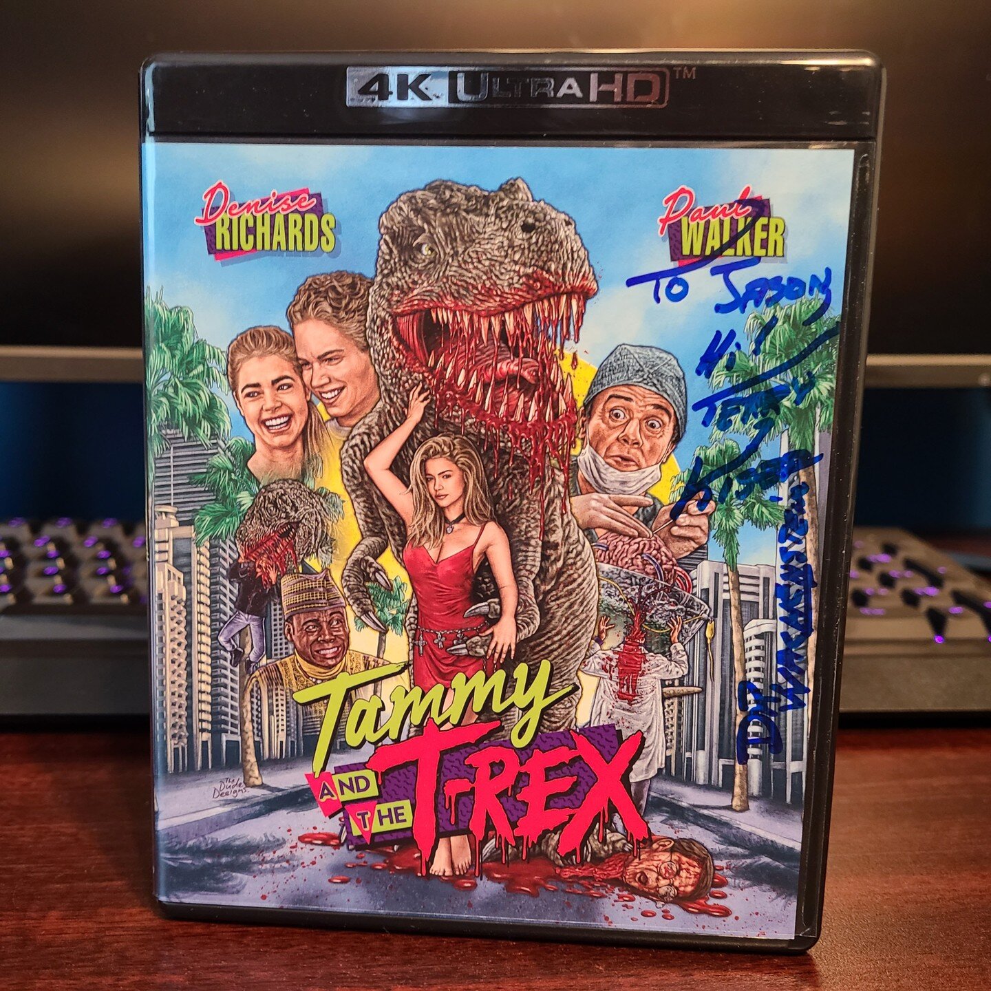 When I met Terry Kiser, Bernie from Weekend at Bernie's, I had to get him to sign my copy of Tammy and T-Rex.