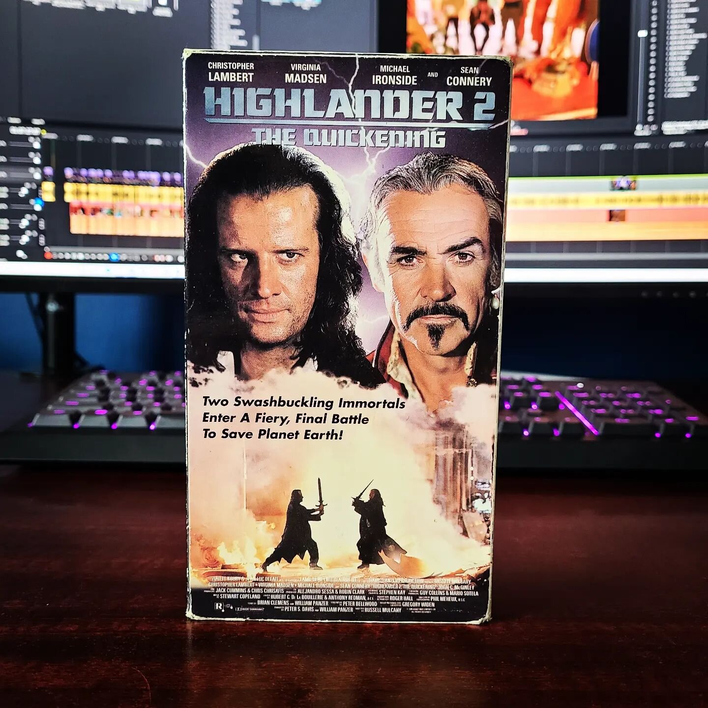 Some people are saying I need to watch the original version of Highlander II that is only available on VHS. Well looky what we have here.