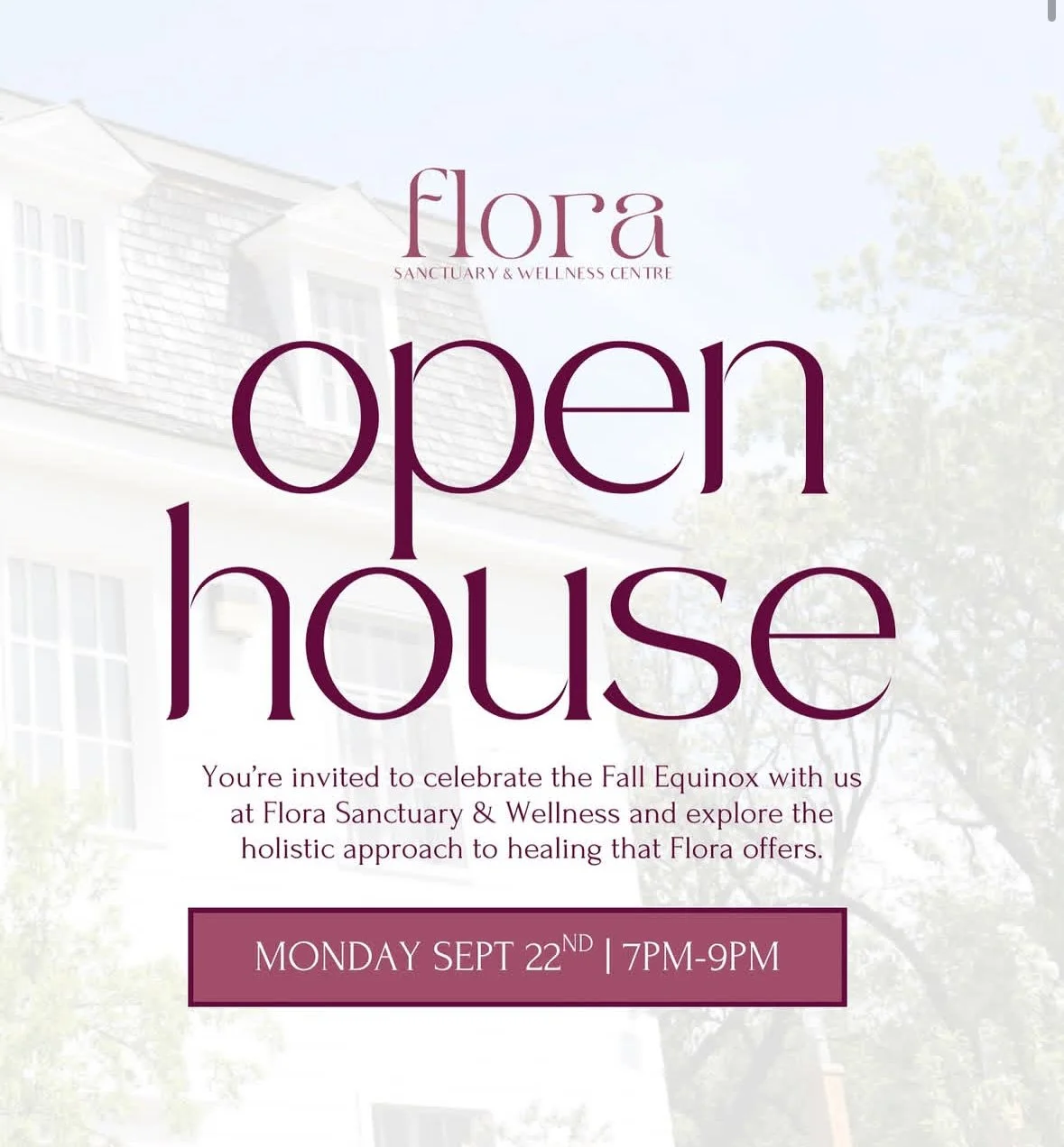 Flora Sanctuary Open House