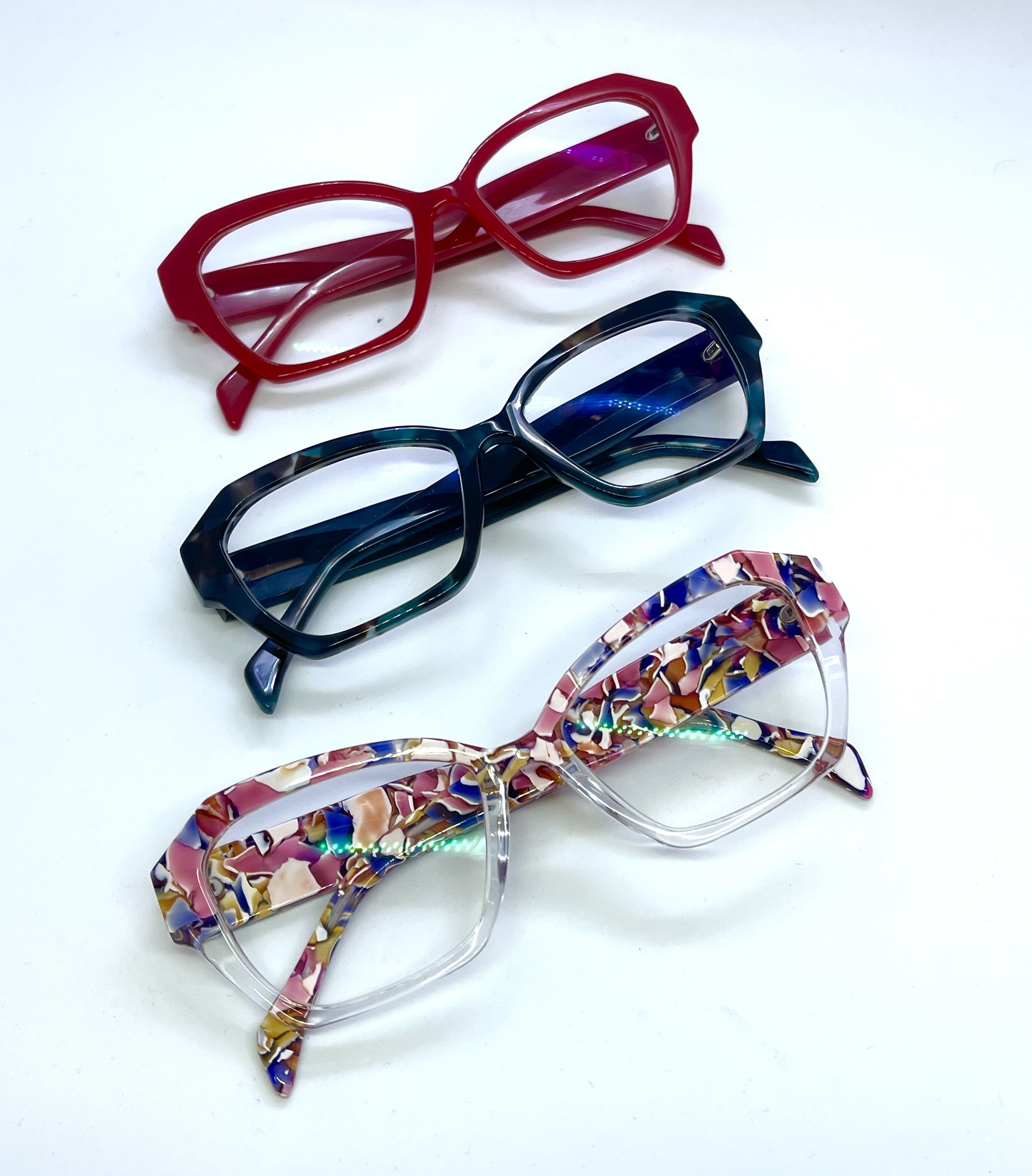 finished glasses frames handmade in the USA