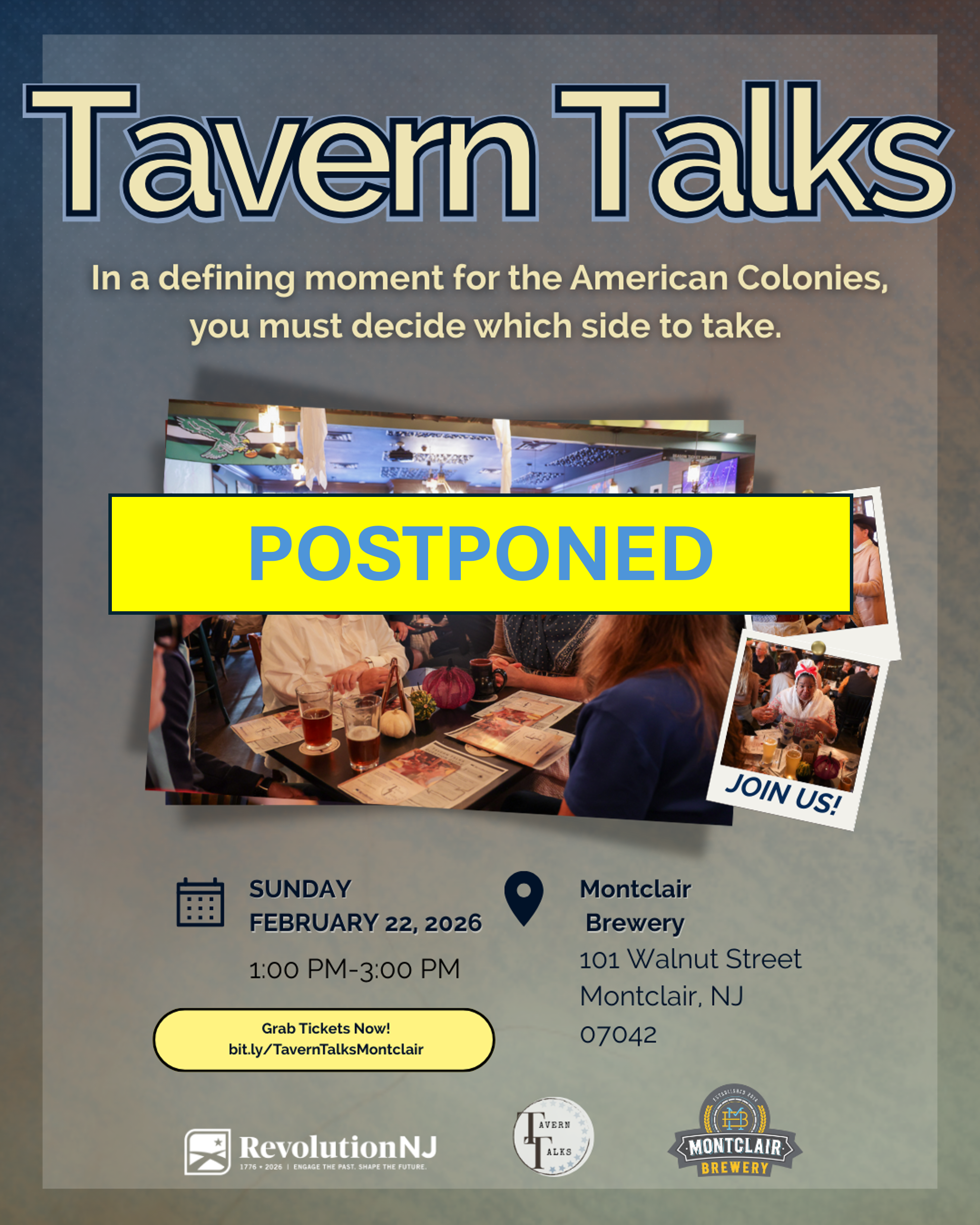 Tavern Talks at Montclair Brewing
