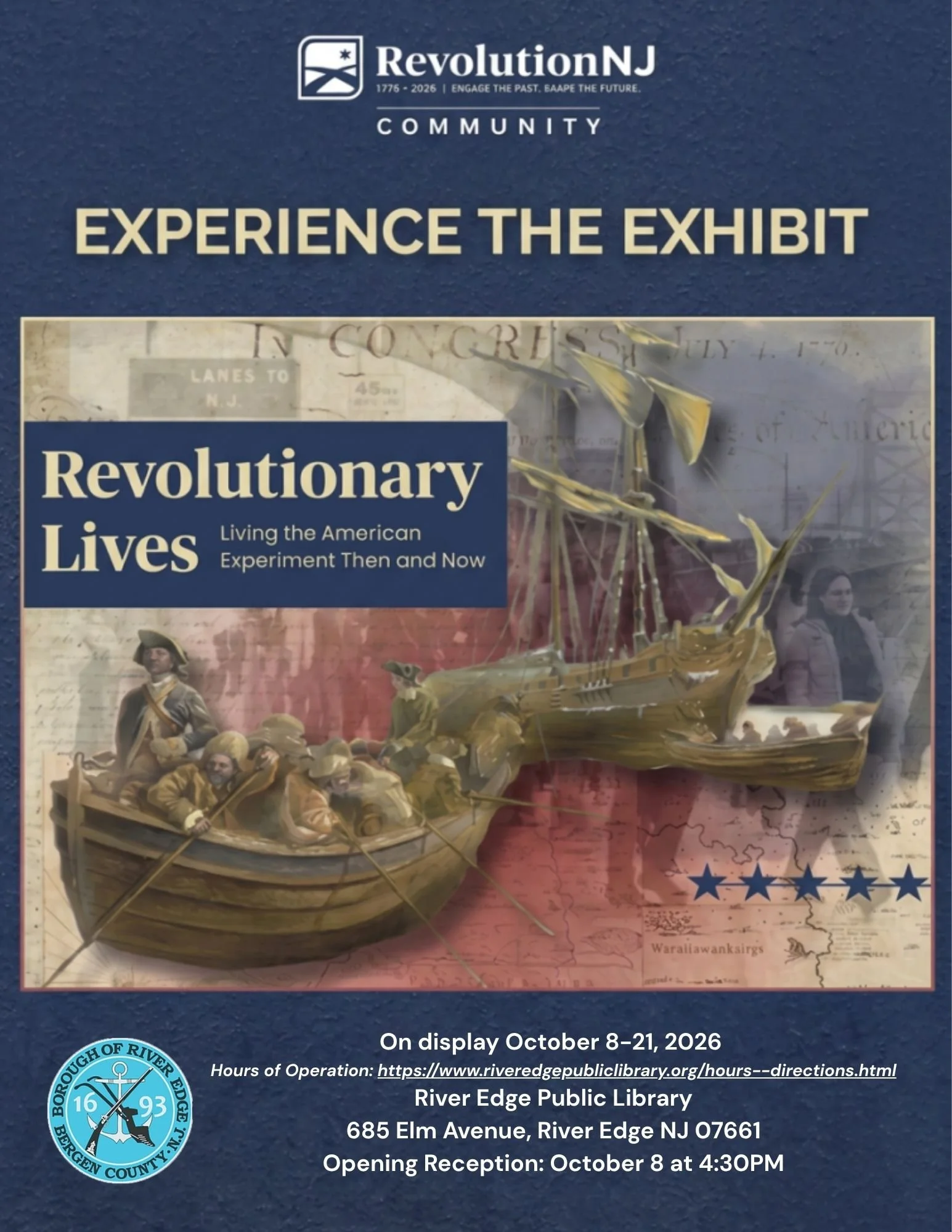 Revolutionary Lives @ River Edge Public Library